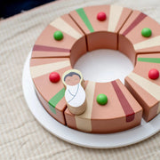 Rosca De Reyes; Epiphany King Cake Wooden Play Food Set - Mini Catholic Kitchen