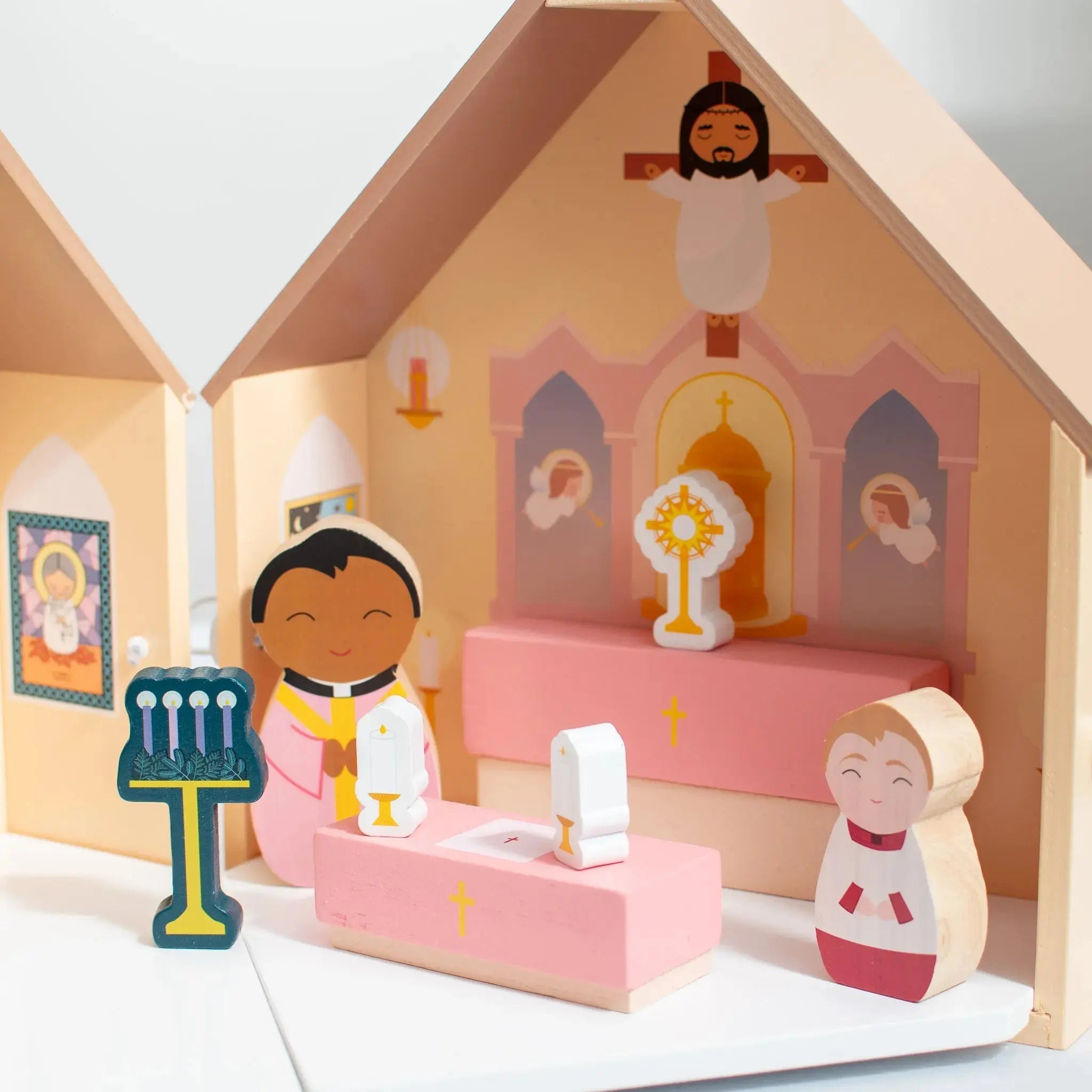 Seasonal Celebration Kit - Add-on For Wooden Church Playset