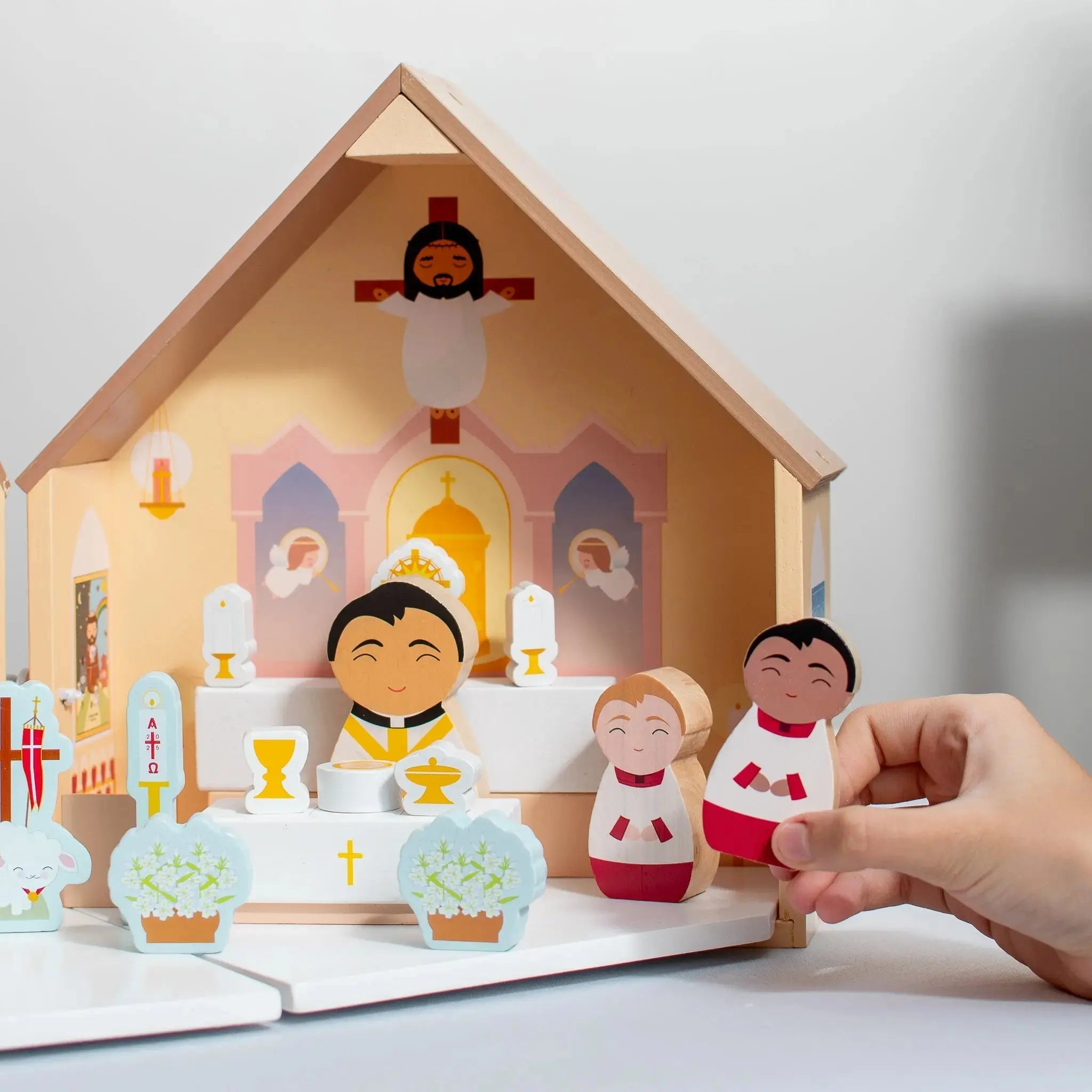 Seasonal Celebration Kit - Add-on For Wooden Church Playset