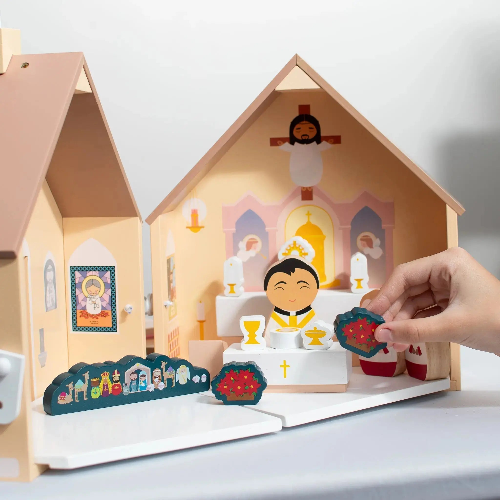 Seasonal Celebration Kit - Add-on For Wooden Church Playset