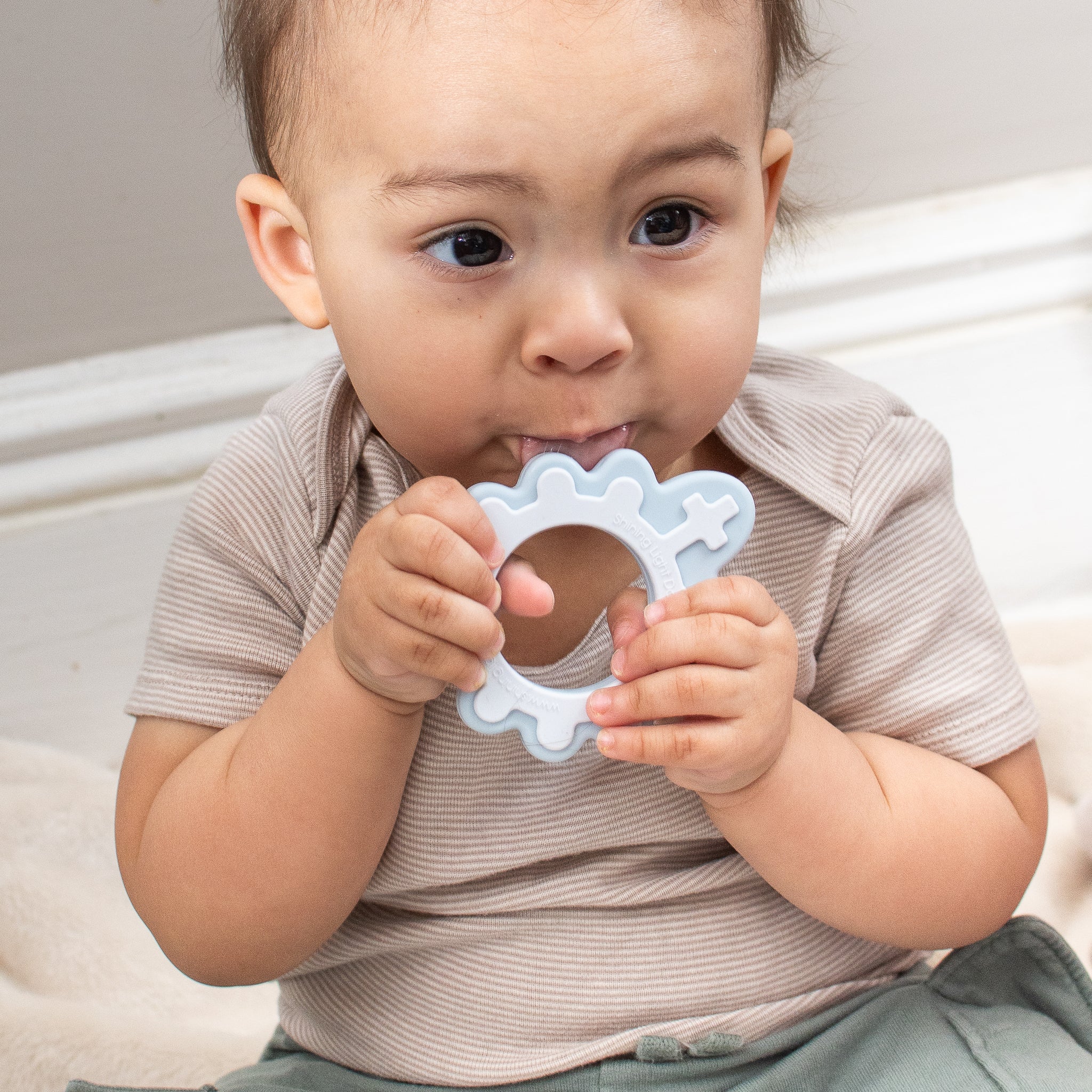 Baby’s First Rosary – Marian Blue Silicone Teether