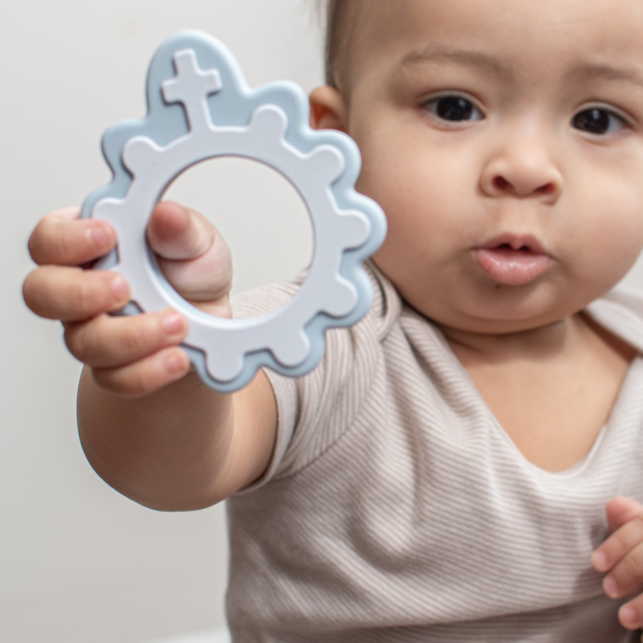 Baby’s First Rosary – Marian Blue Silicone Teether