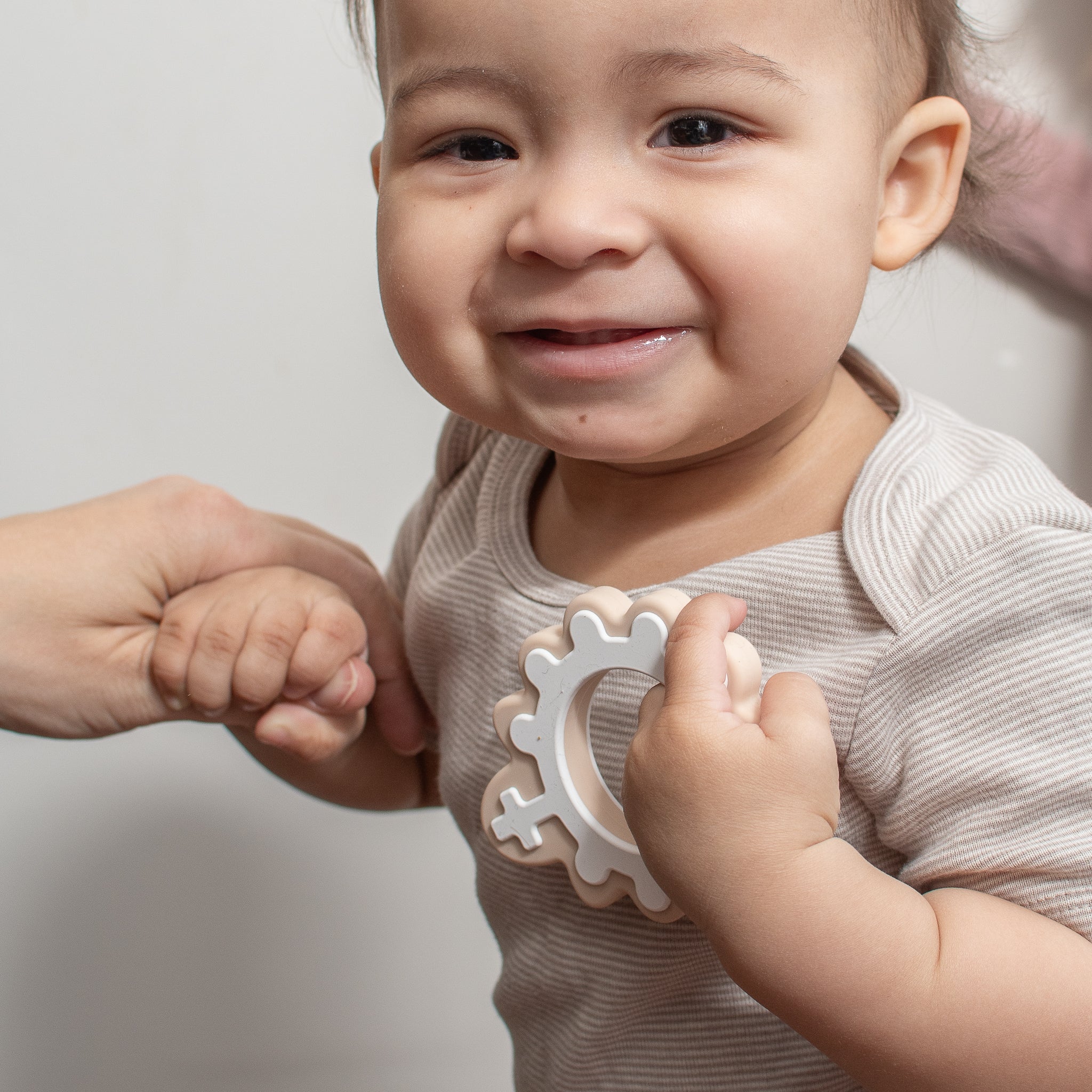 Baby’s First Rosary – Lily White Silicone Teether