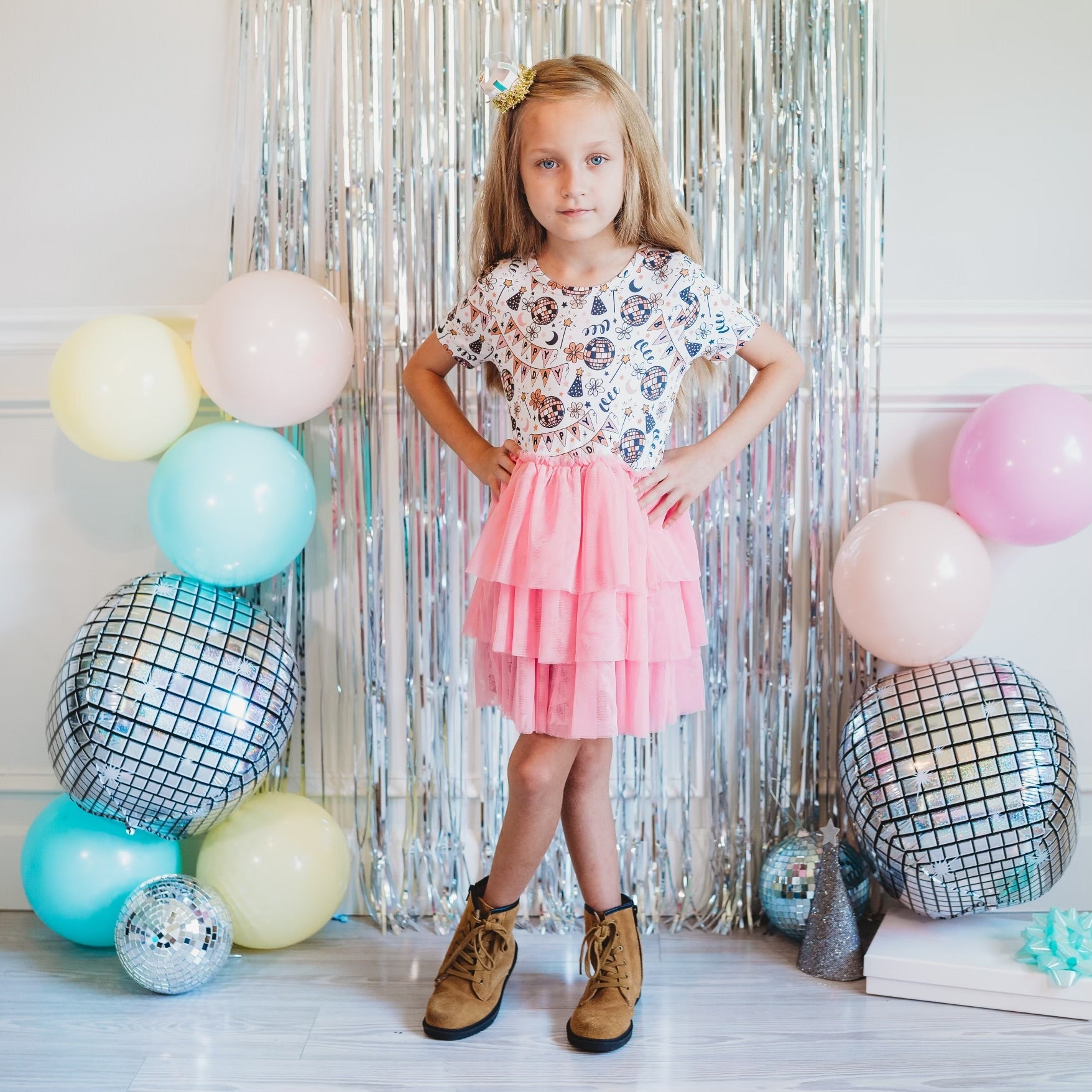 Disco Birthday Girl Dream Tutu Dress