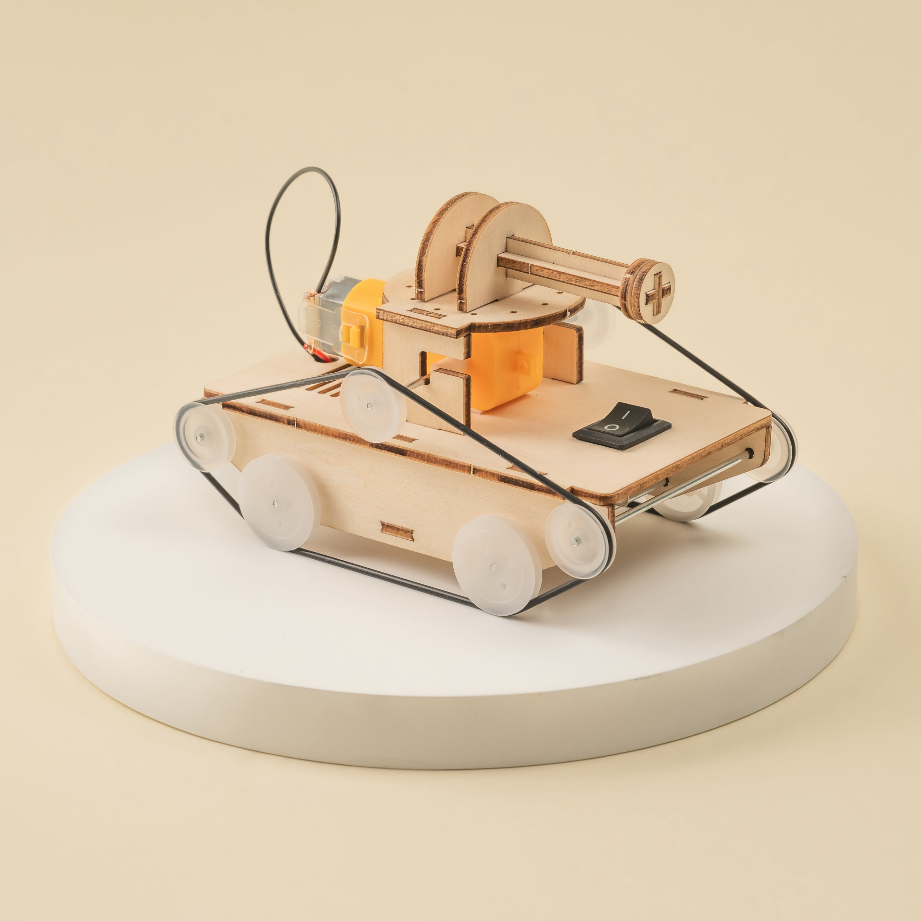 Rubber Bands Tank Diy Kit, Educational Stem Toy