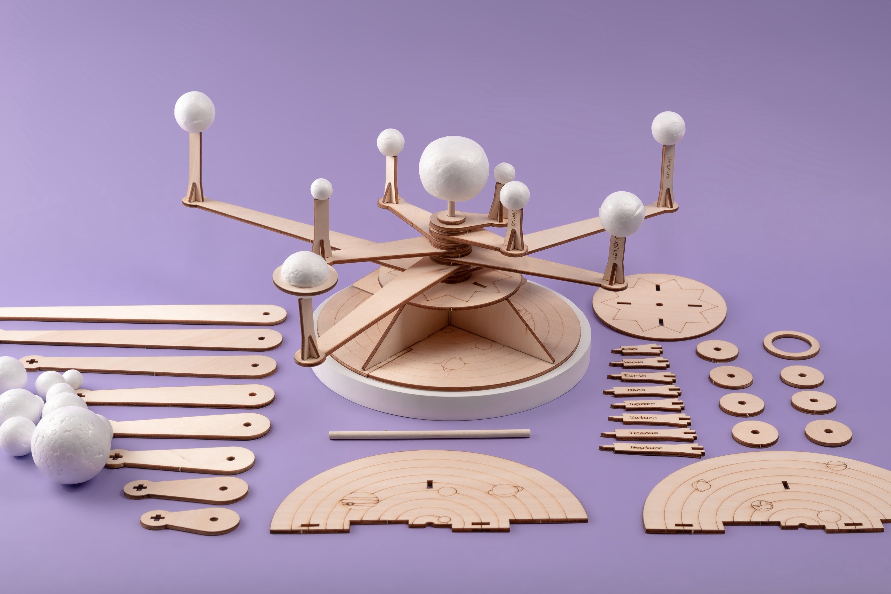 Solar System Model Diy Kit, Educational Stem Toy