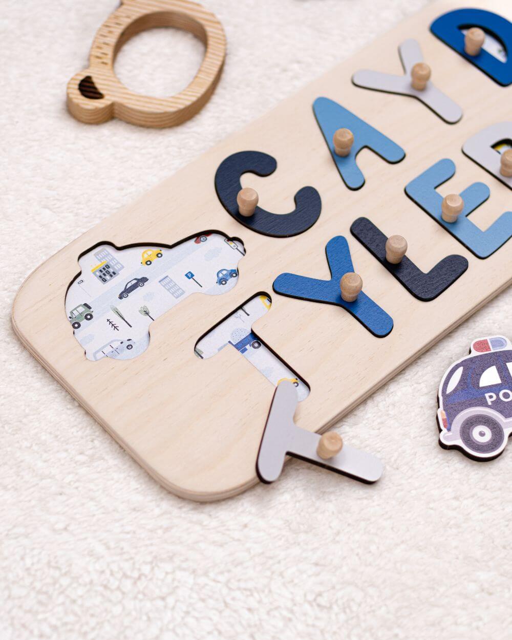 Cars Double Name Puzzle