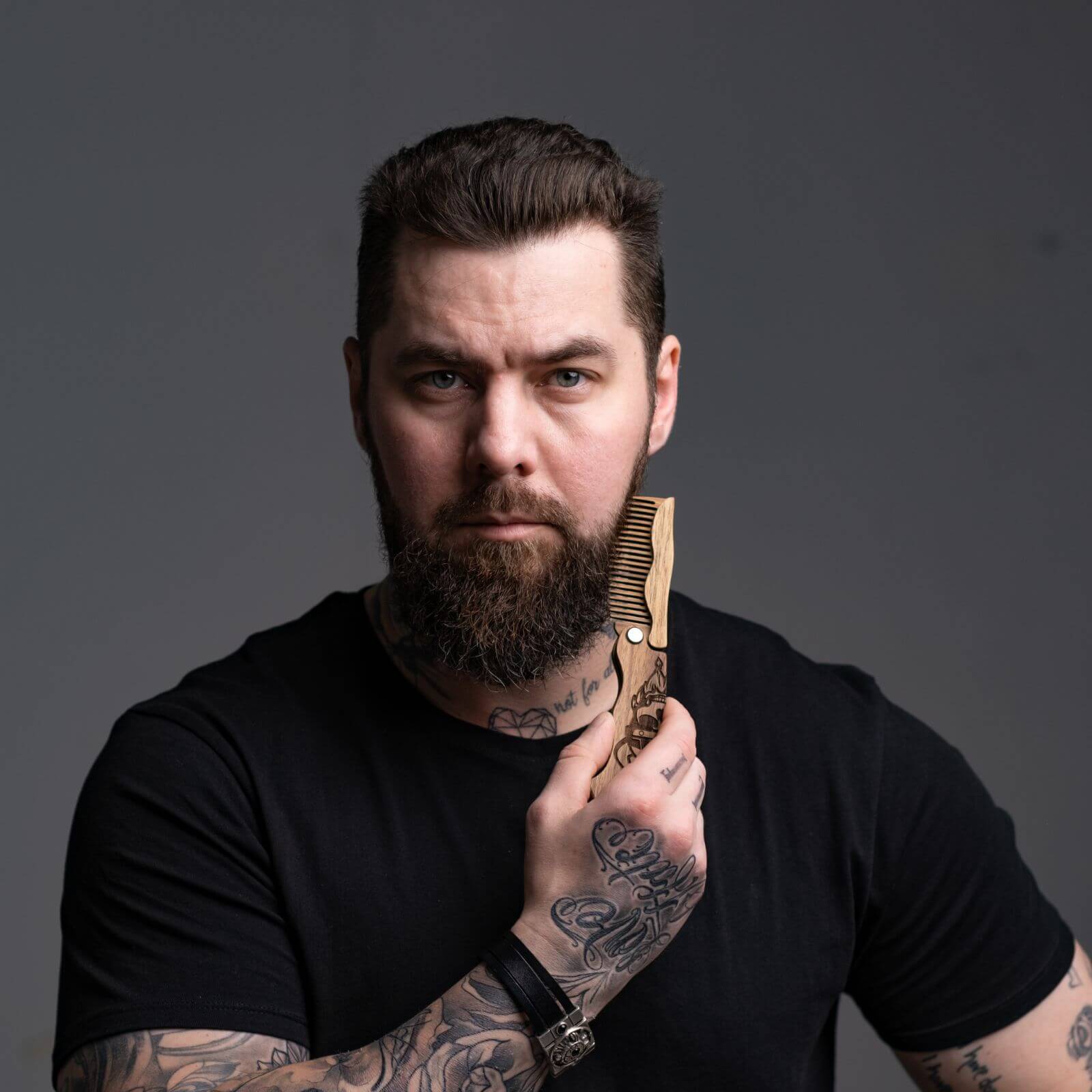 Wooden Beard Comb - Viking 🔥