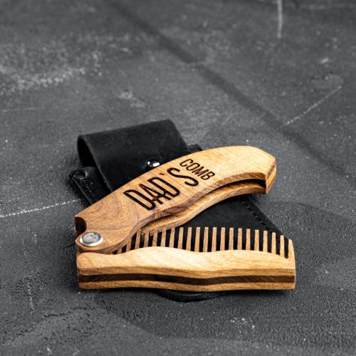 Wooden Beard Comb - Dad's Comb