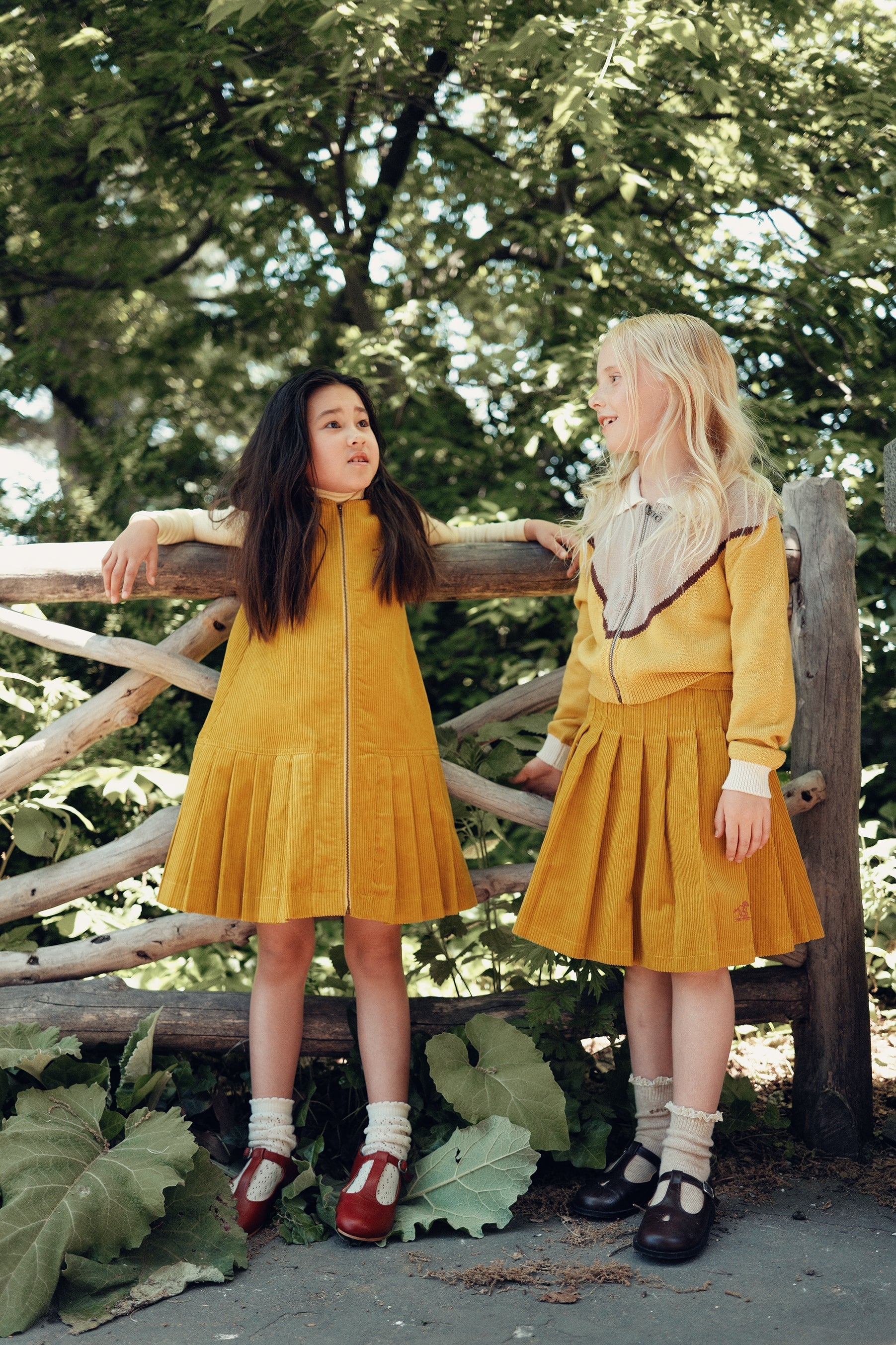 Delilah Knit Zip Up - Mustard