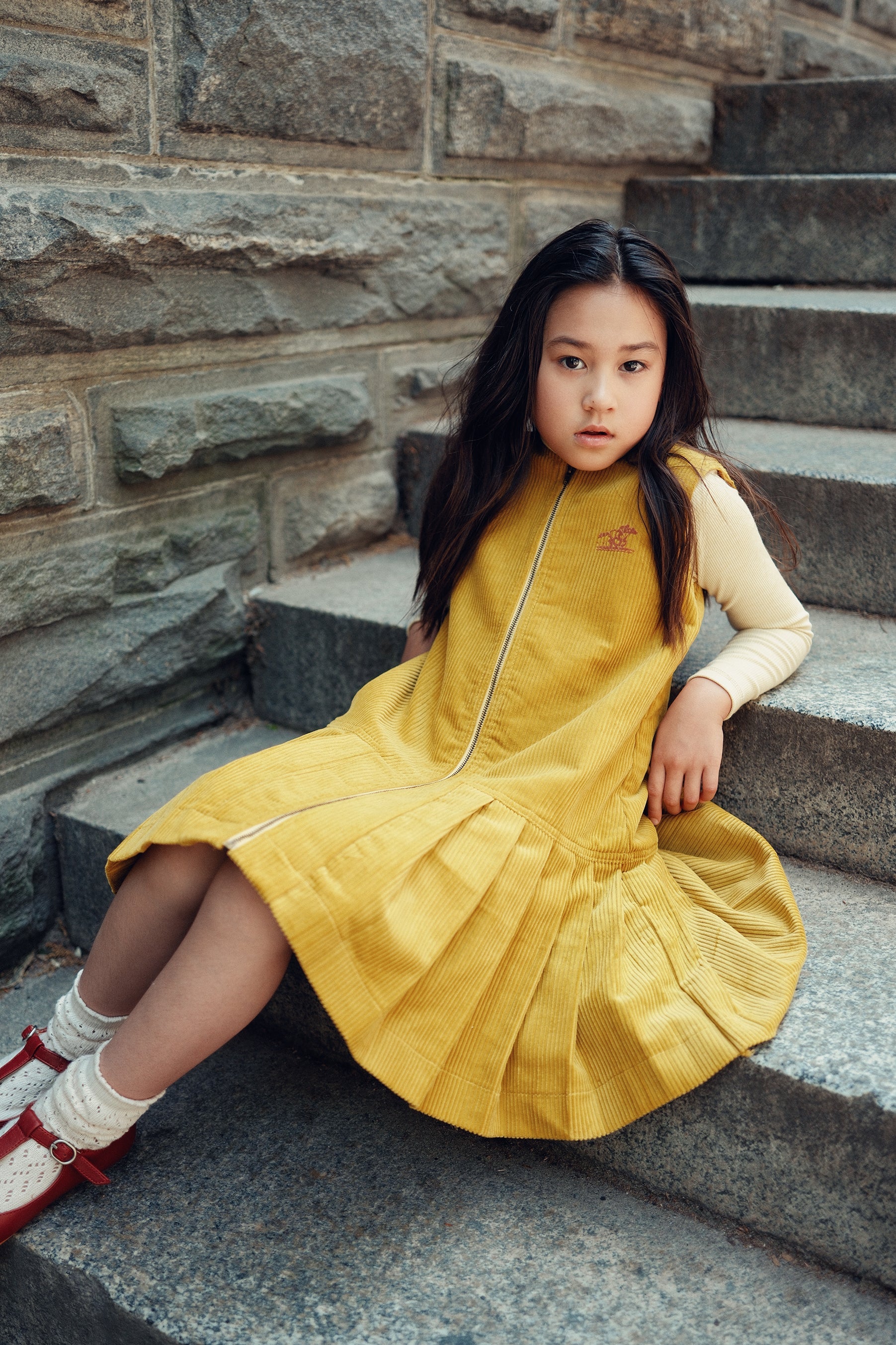 Delilah Dress - Mustard