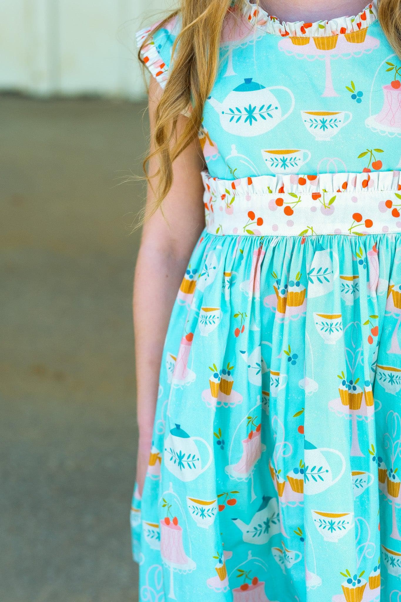 "high Tea" Ethel Vintage Dress
