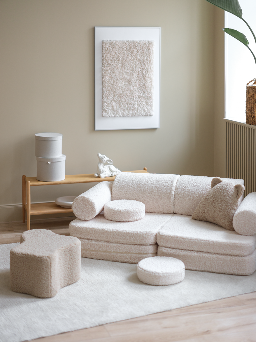 Cream White Settee