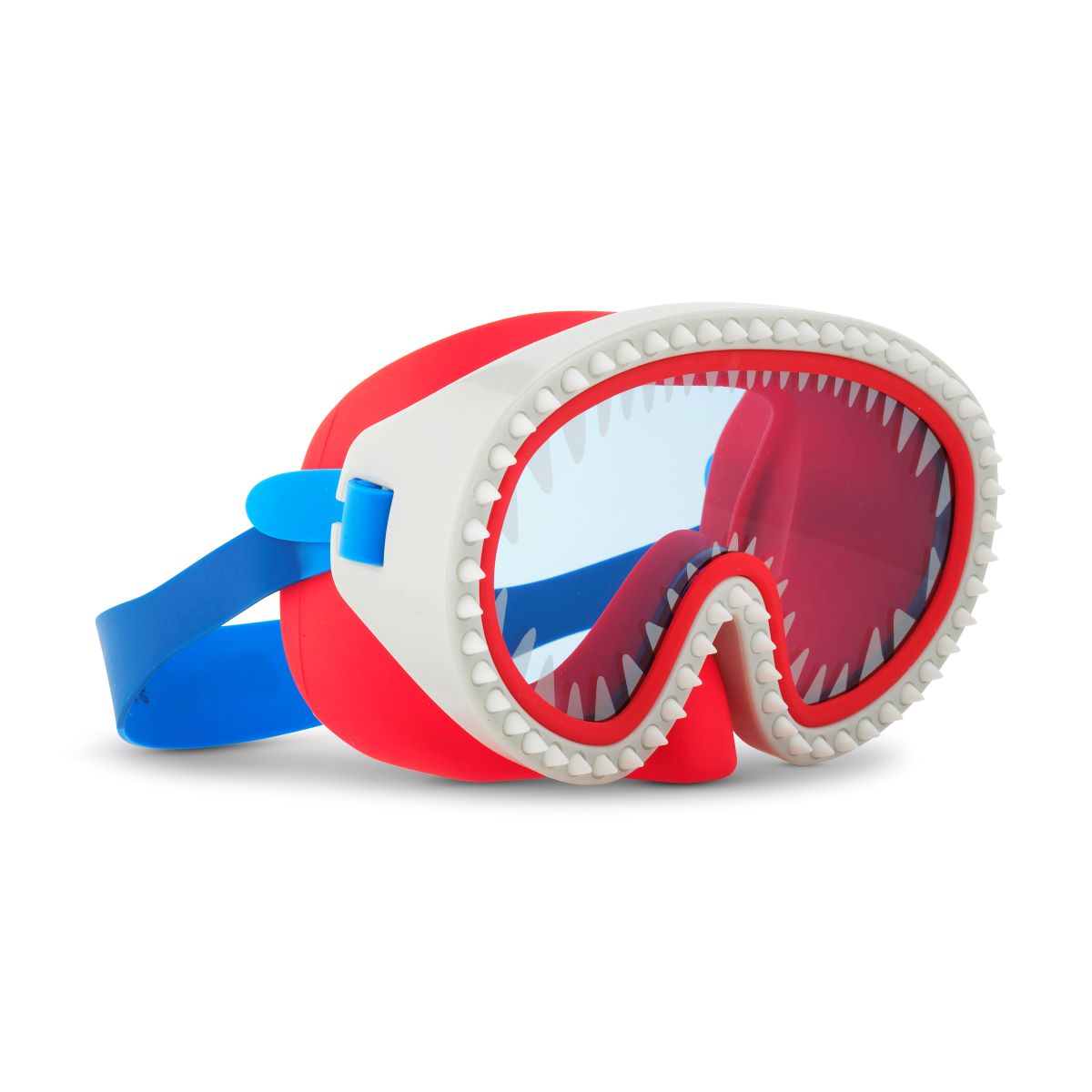 Chewy Blue Lens Shark Attack Kids' Swim Mask With Nose Piece