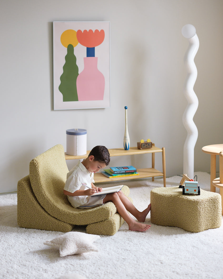 Matcha Cloud Pouffe