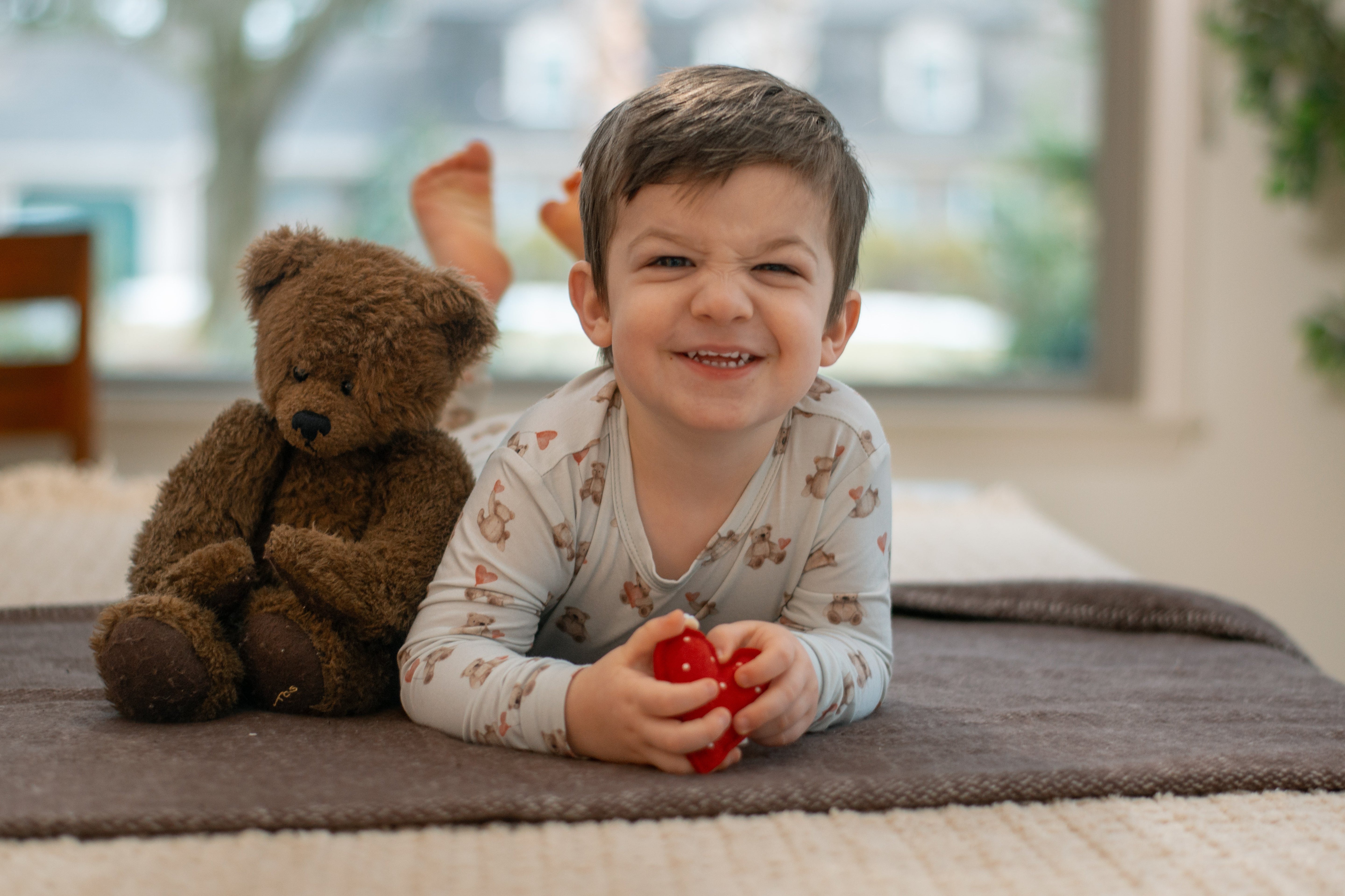 Teddy-gram 2pc Bamboo Pajama Set