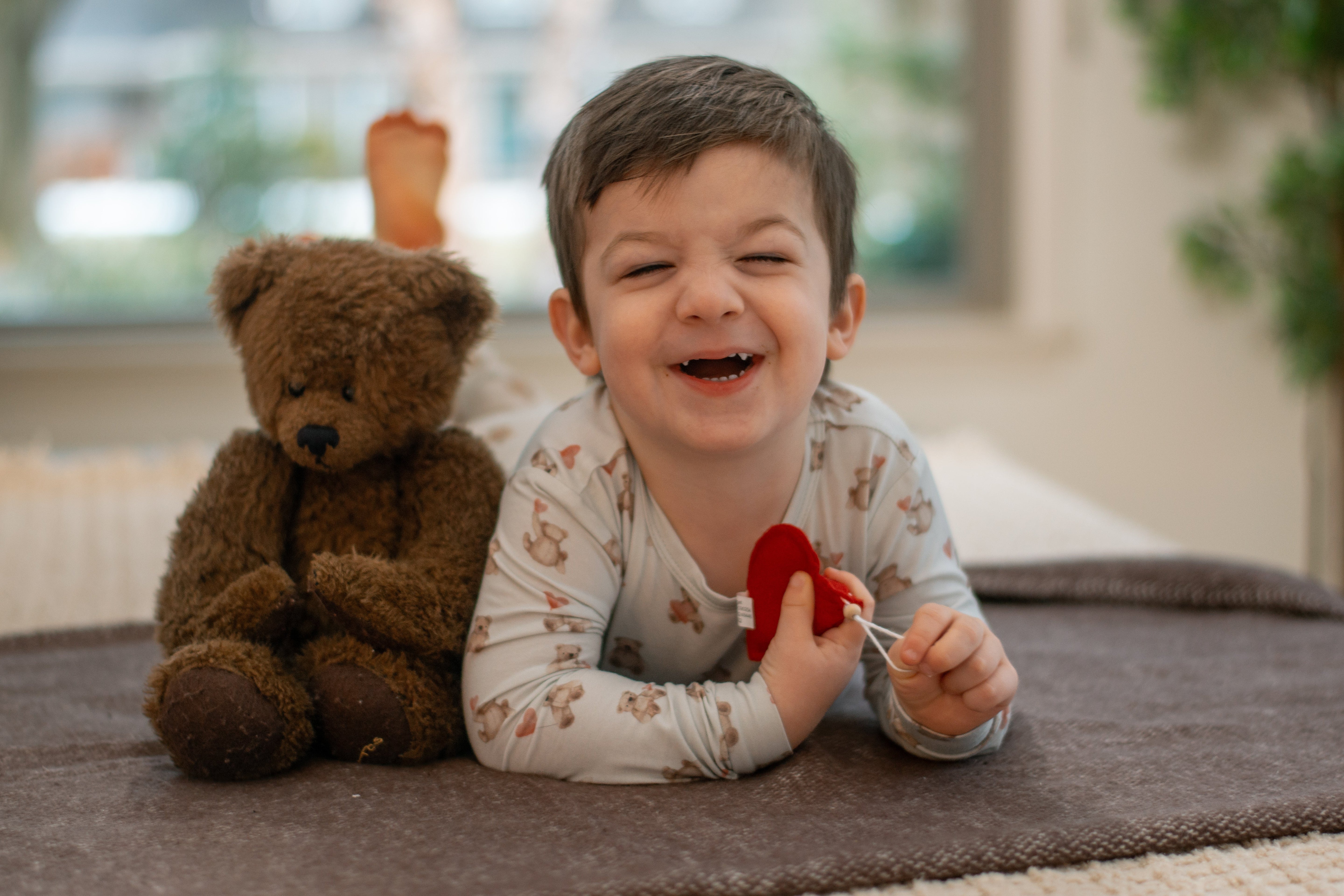 Teddy-gram 2pc Bamboo Pajama Set