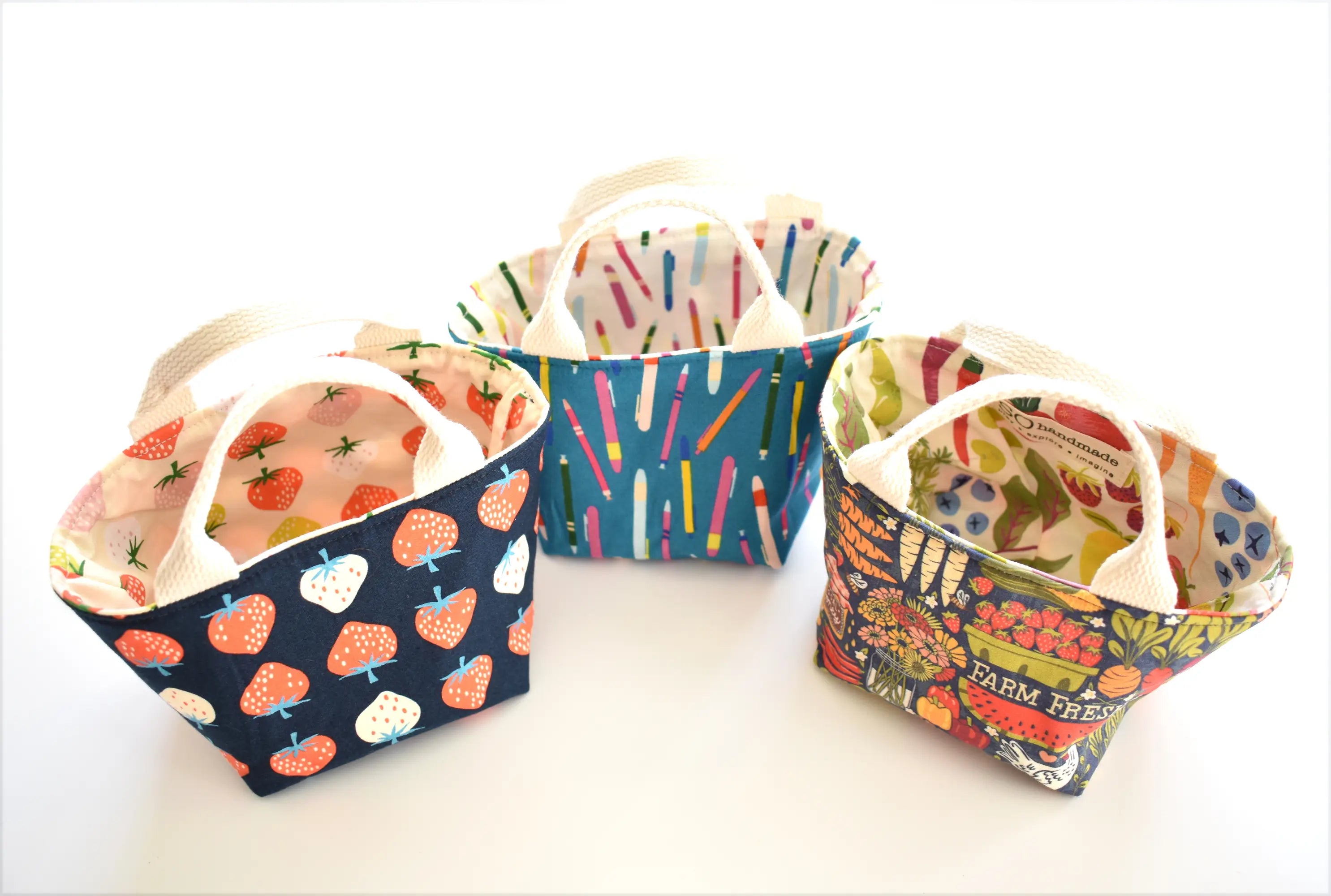 Reversible Mini Tote Bag For Toddlers & Kids