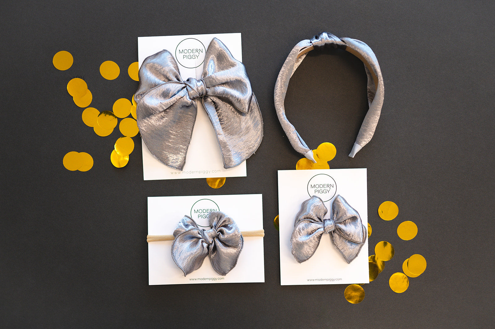 Shine | Pigtail Set - Petite Party Bow
