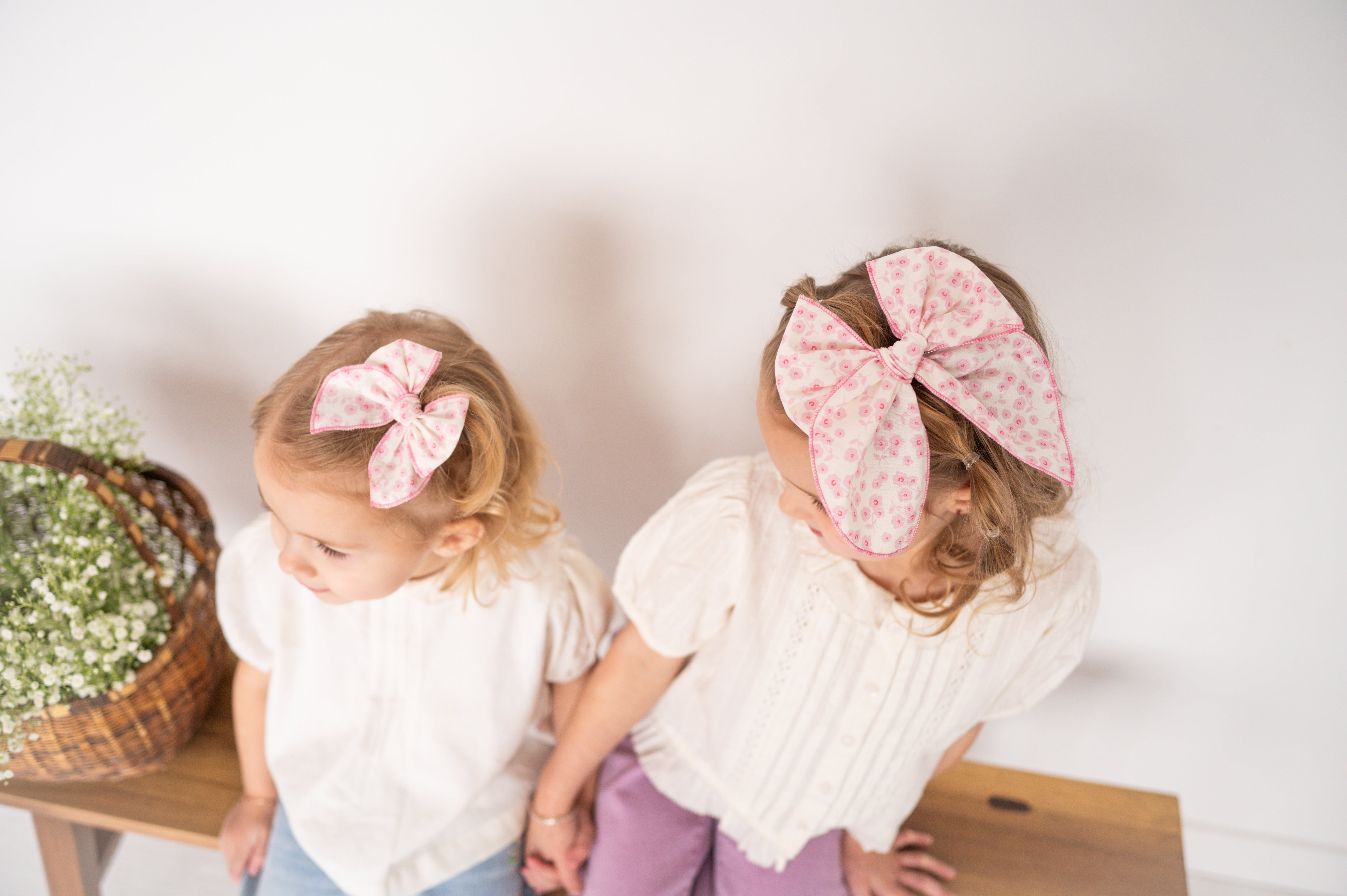 Pink Daisy | Petite Party Bow