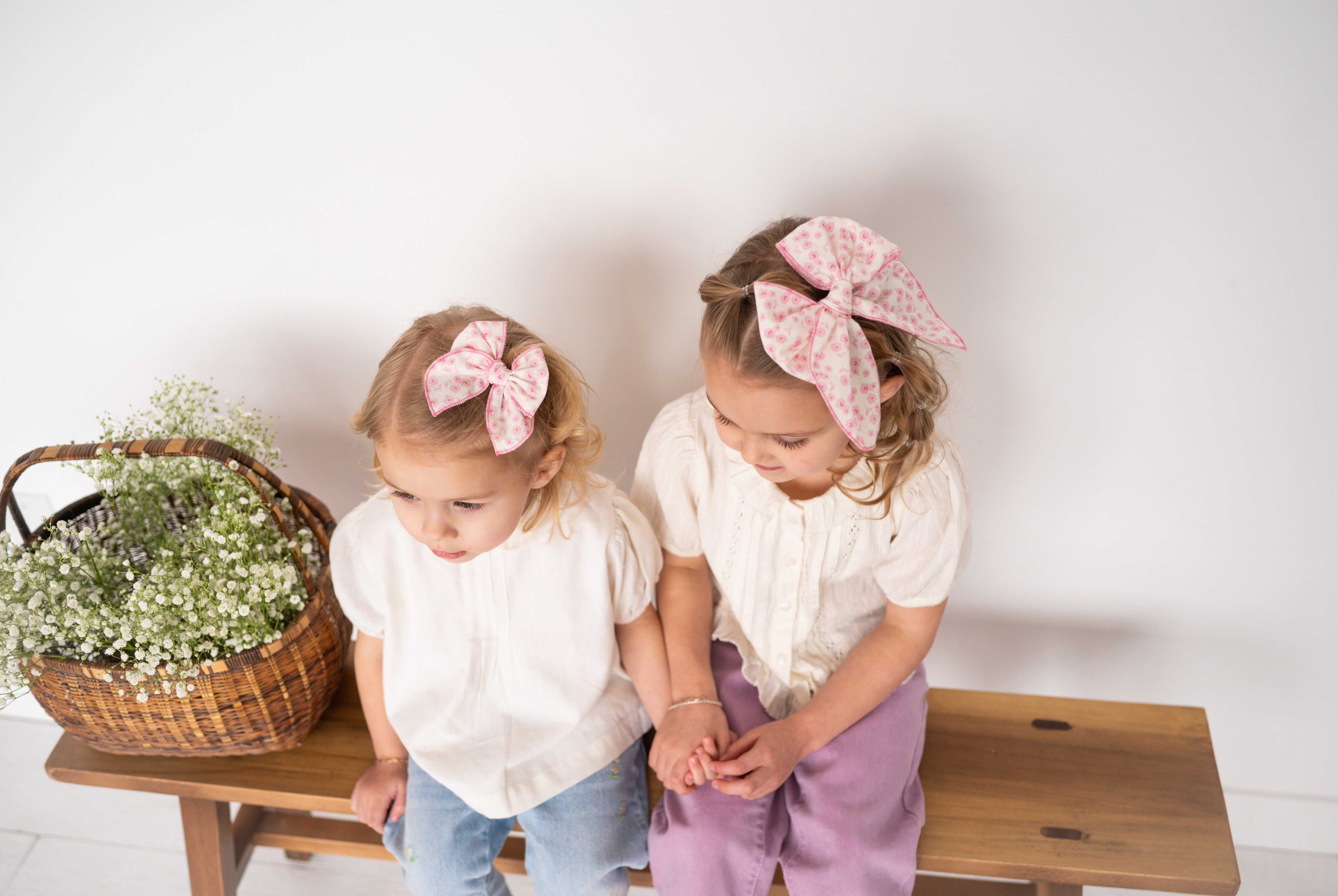 Pink Daisy | Petite Party Bow