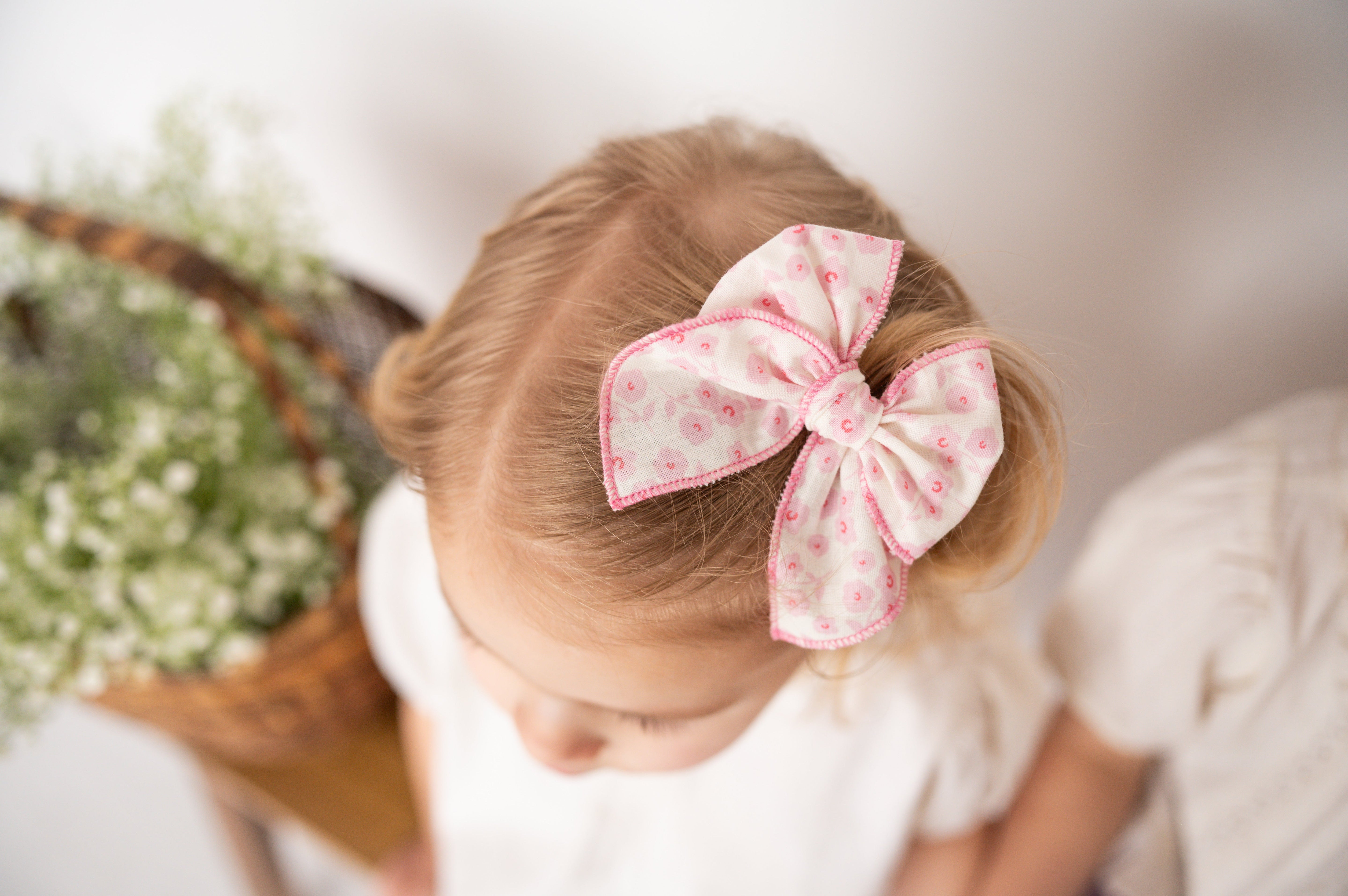 Pink Daisy | Petite Party Bow
