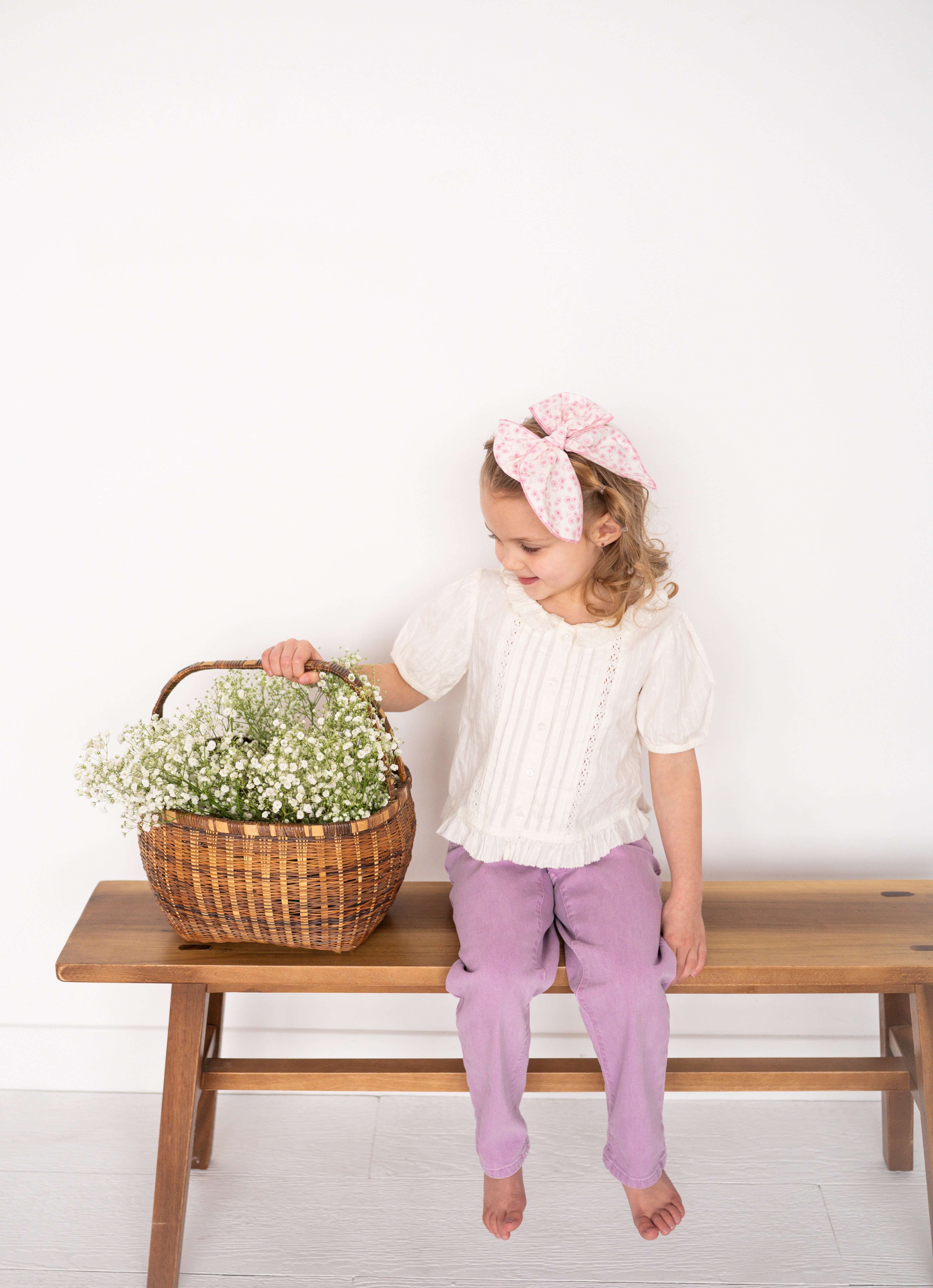 Pink Daisy | Party Bow