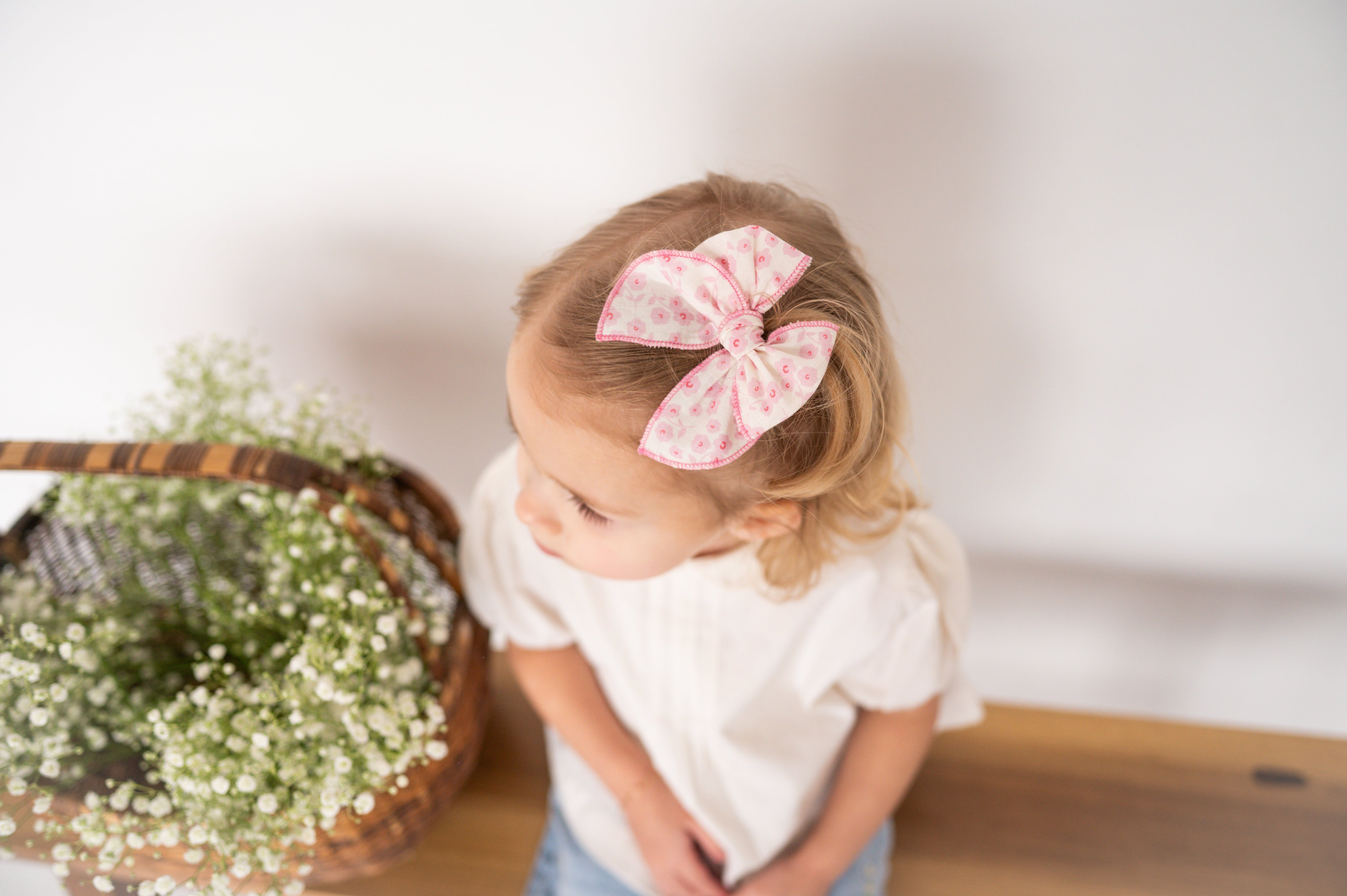 Pink Daisy | Petite Party Bow