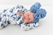 Denim | Signature Ruffled Baby Headband