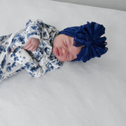 Navy | Signature Ruffled Baby Headband