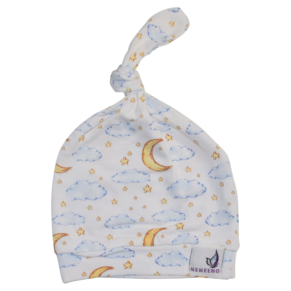 Newborn Top Knot Hat - Luna