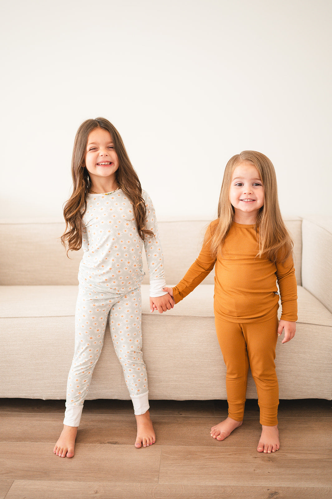 Two-piece Pajama Set - Blue Daisy