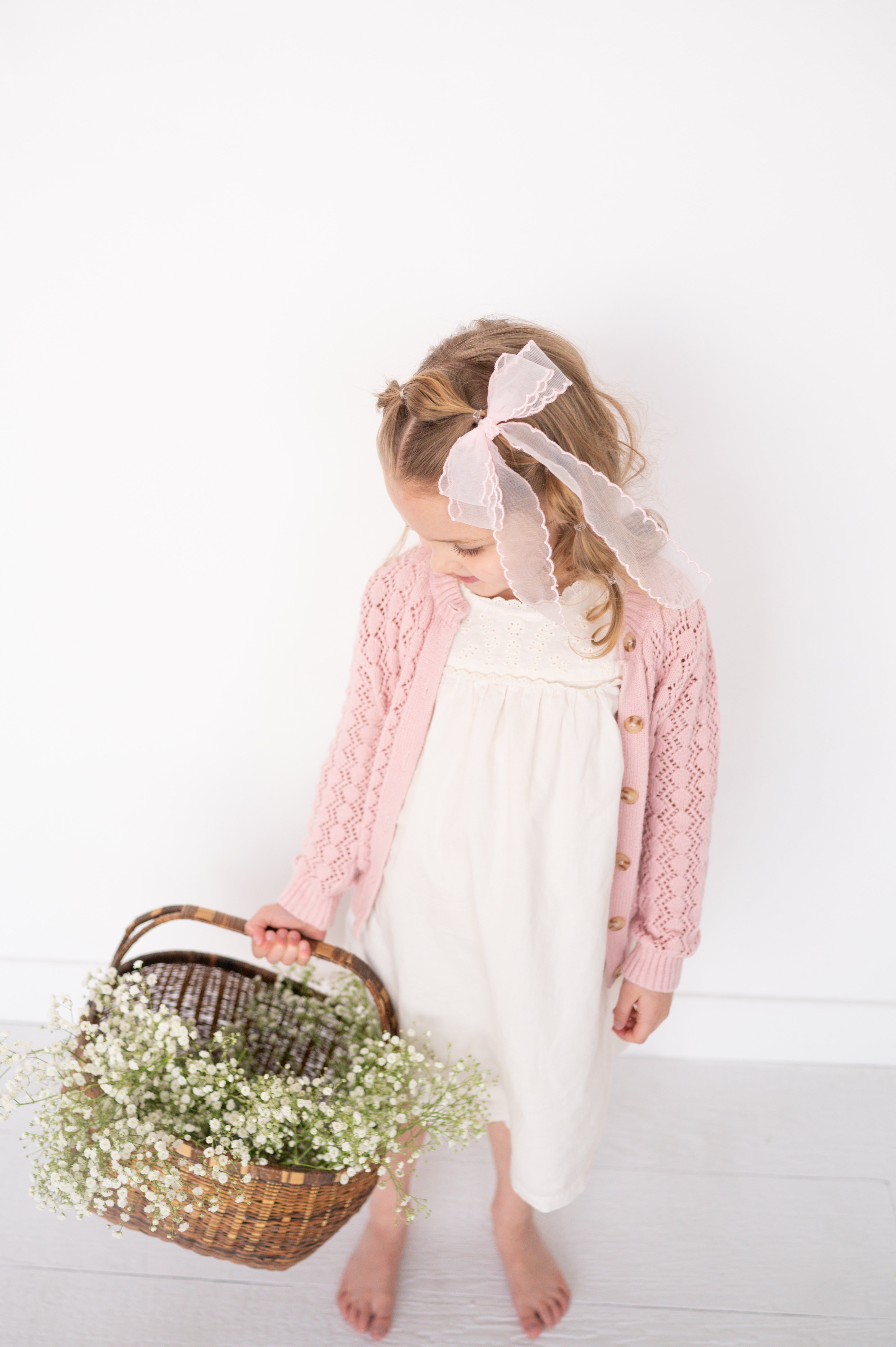 Pink Mist | Statement Ribbon Bow