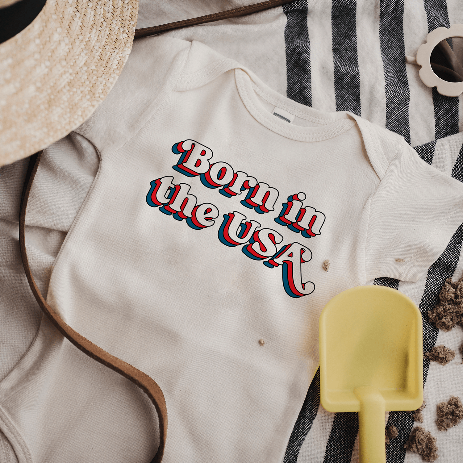 Graphic Bodysuit | Born In The Usa