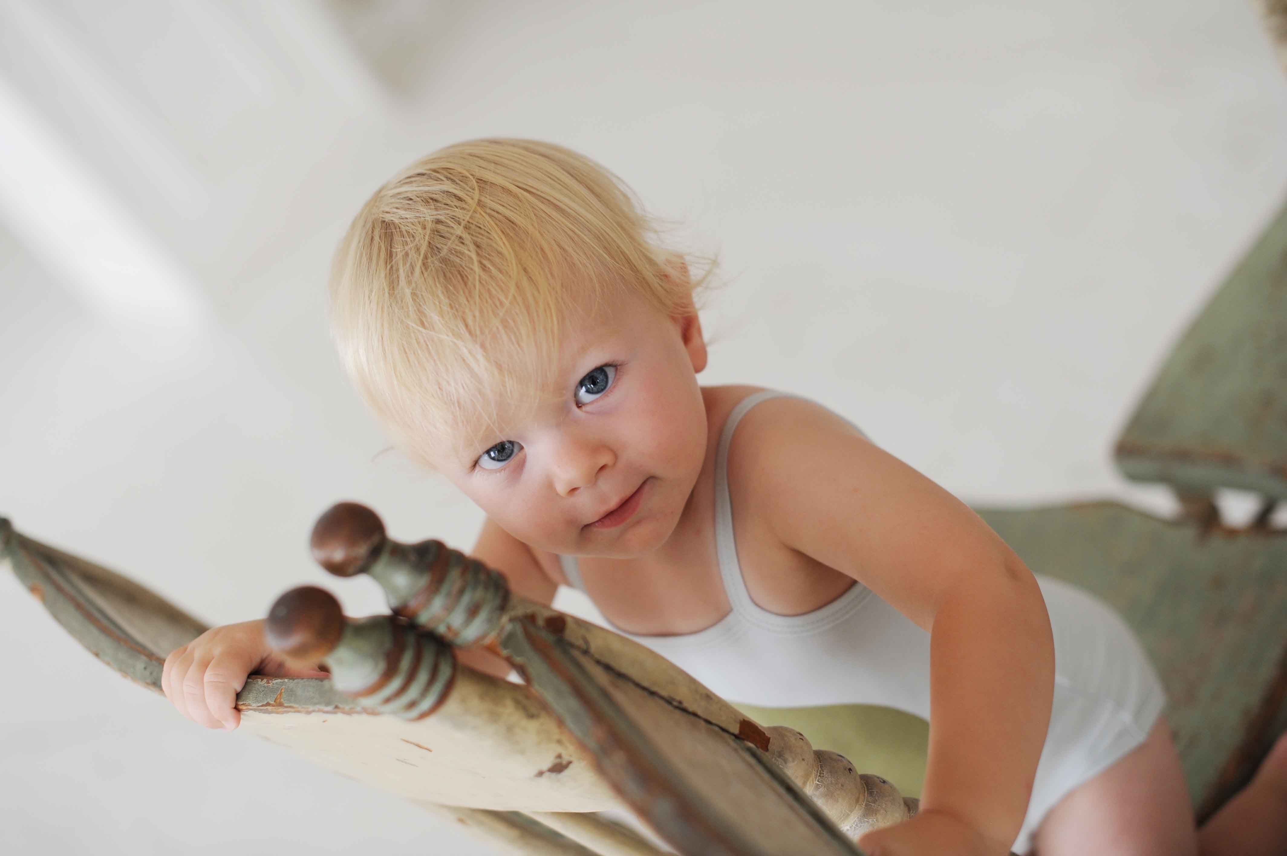 Baby Boy 2pc White Sleeveless Onesie Set