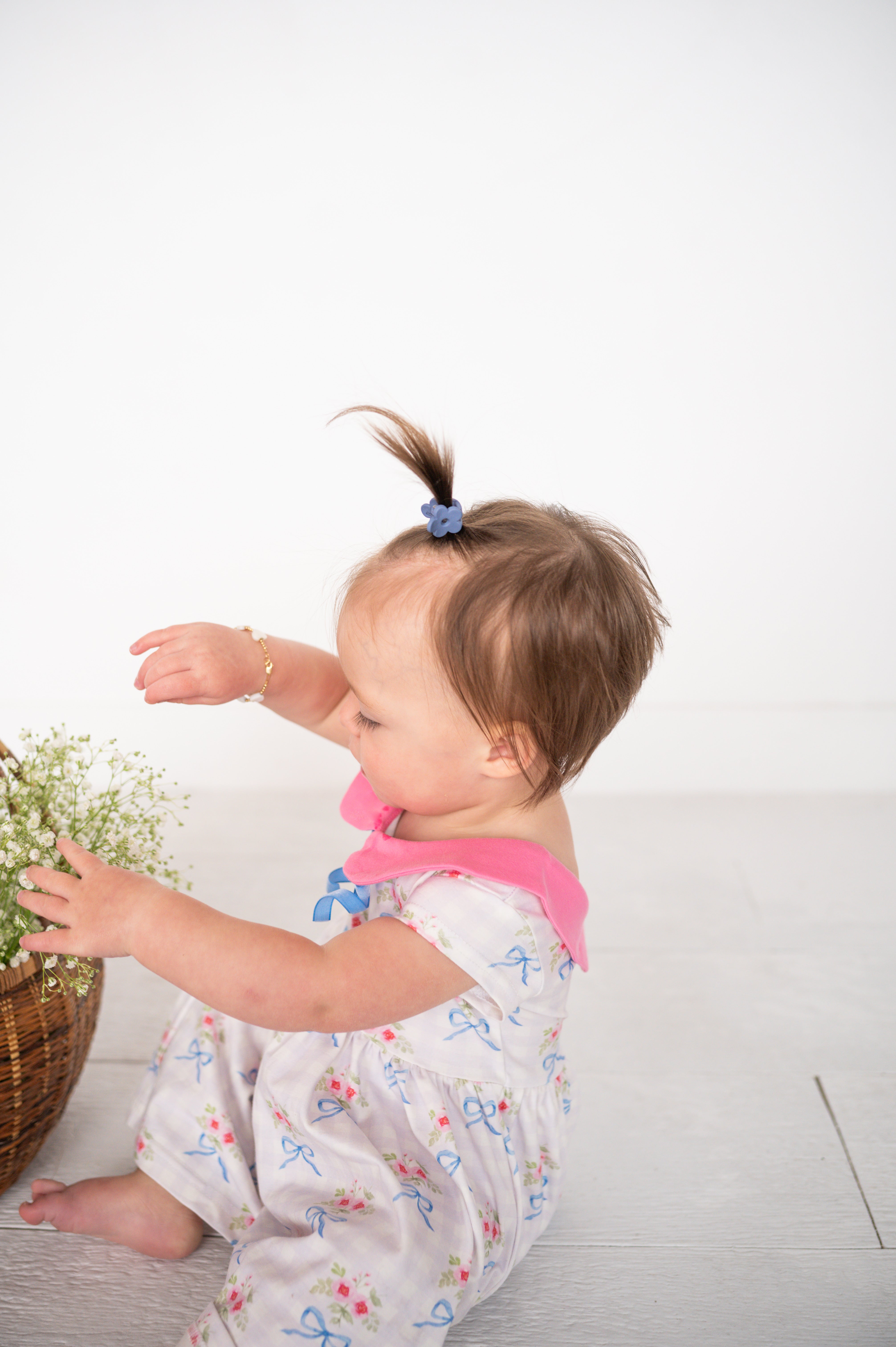 Navy | Micro Bloom Claw Clip Set