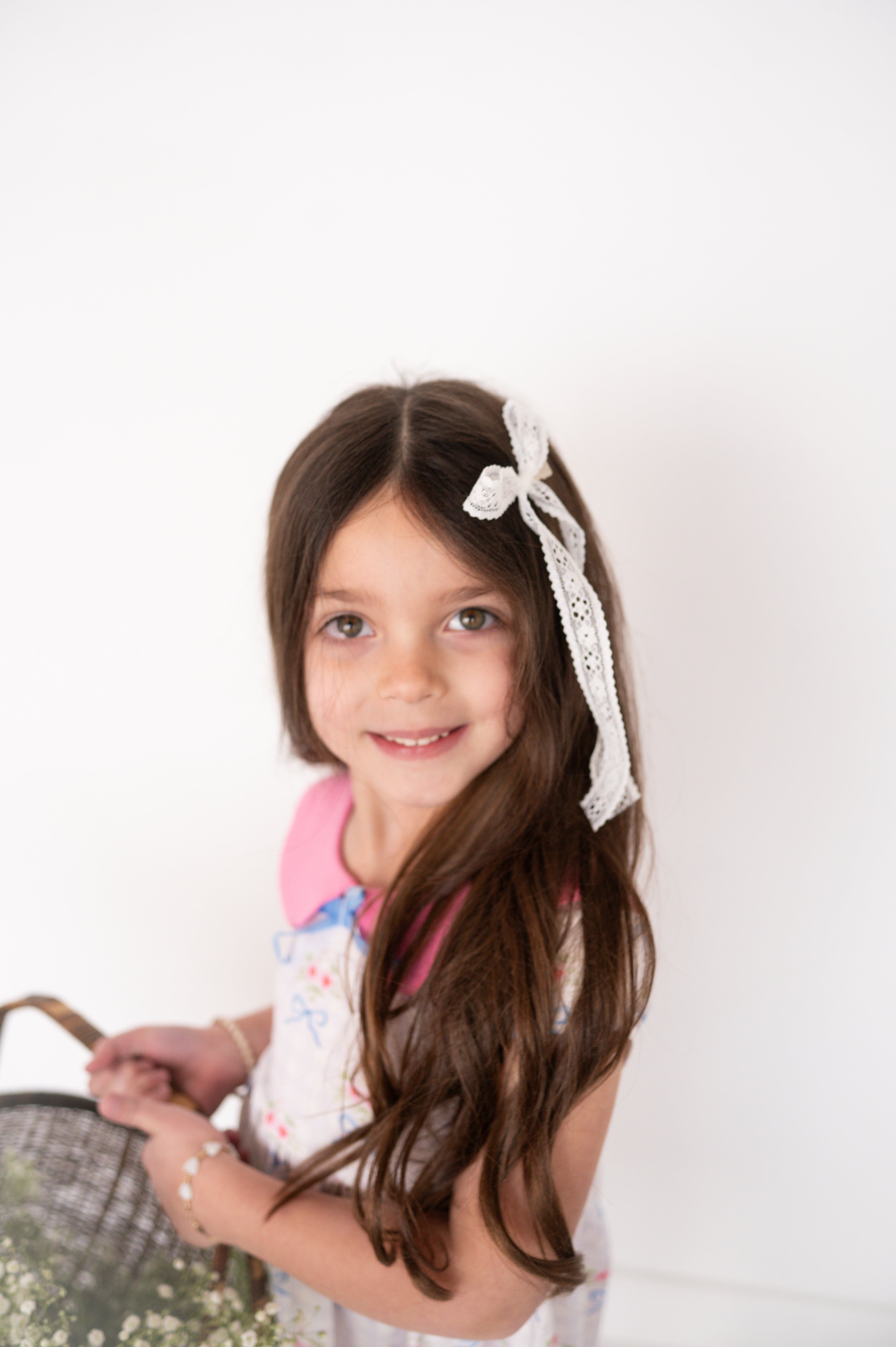 White Lace | Statement Ribbon Bow