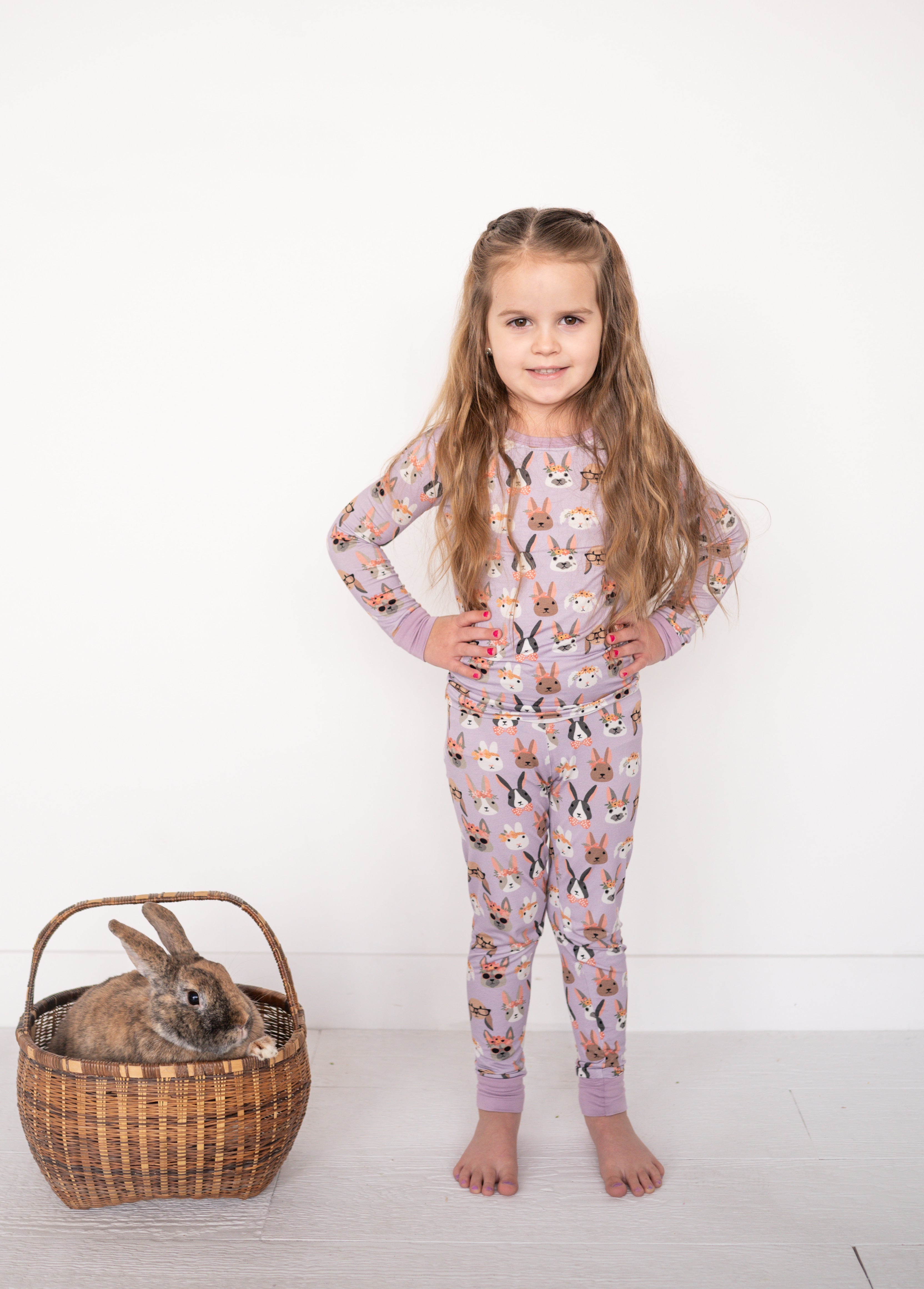 Midsummer Bunnies (long Sleeve Pj)