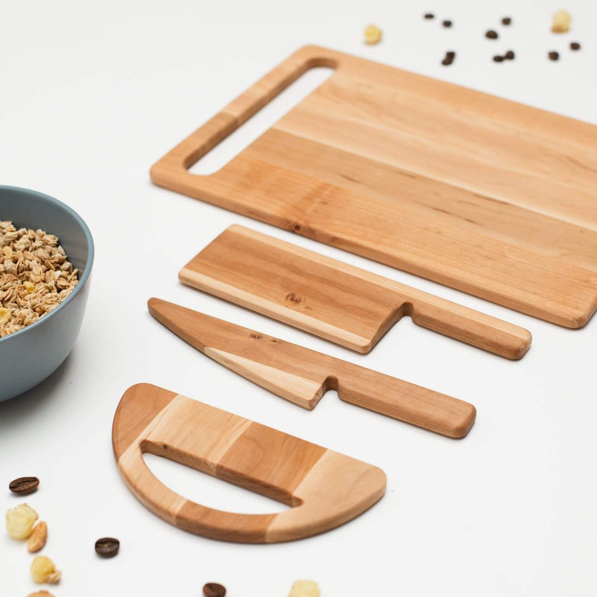 Safe Cutting Board And Knives