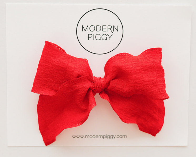 Rose | Pigtail Set - Ribbon Bow