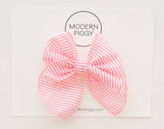 Candy Stripe | Petite Party Bow