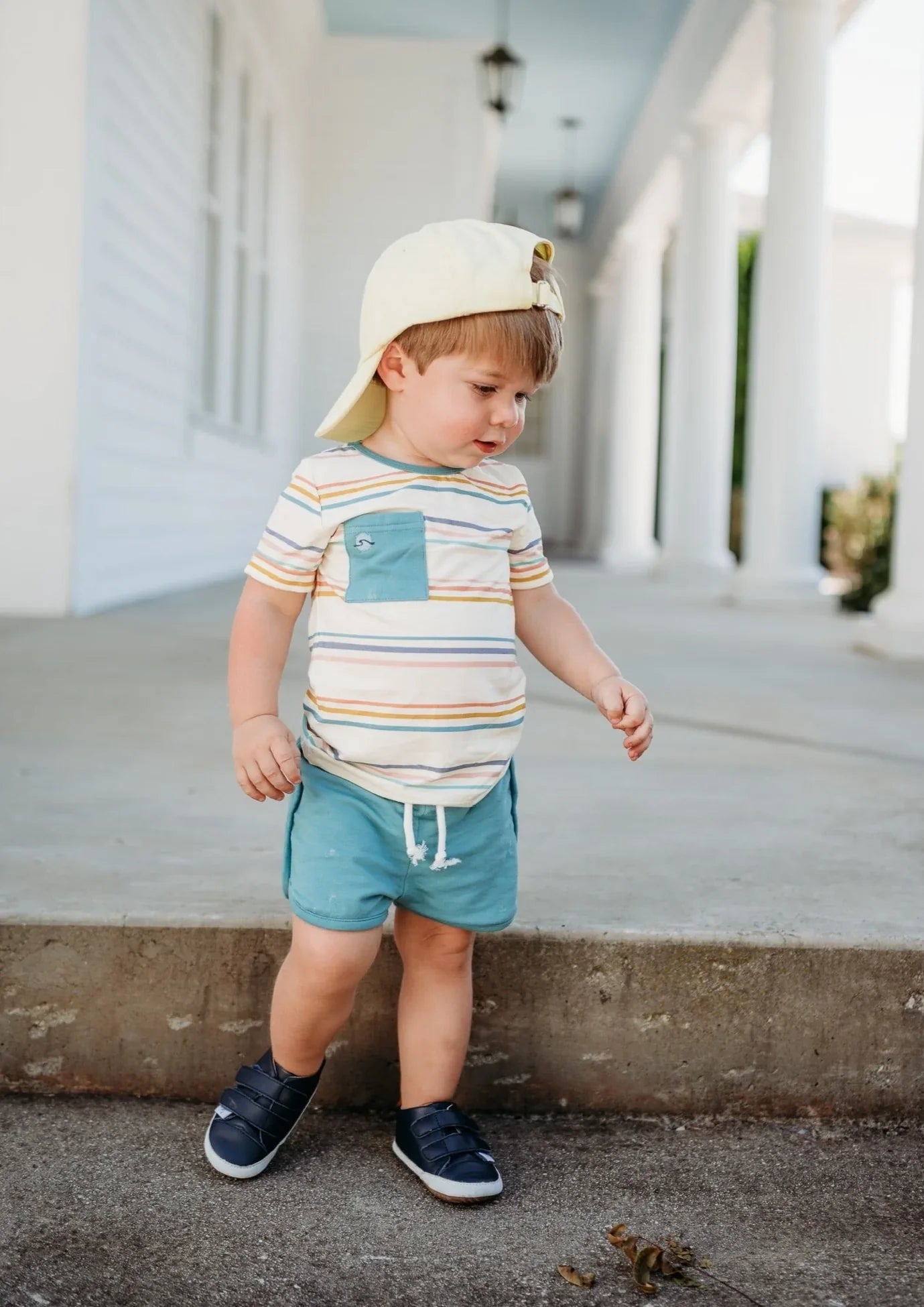 Kid's Coastal Stripe Set