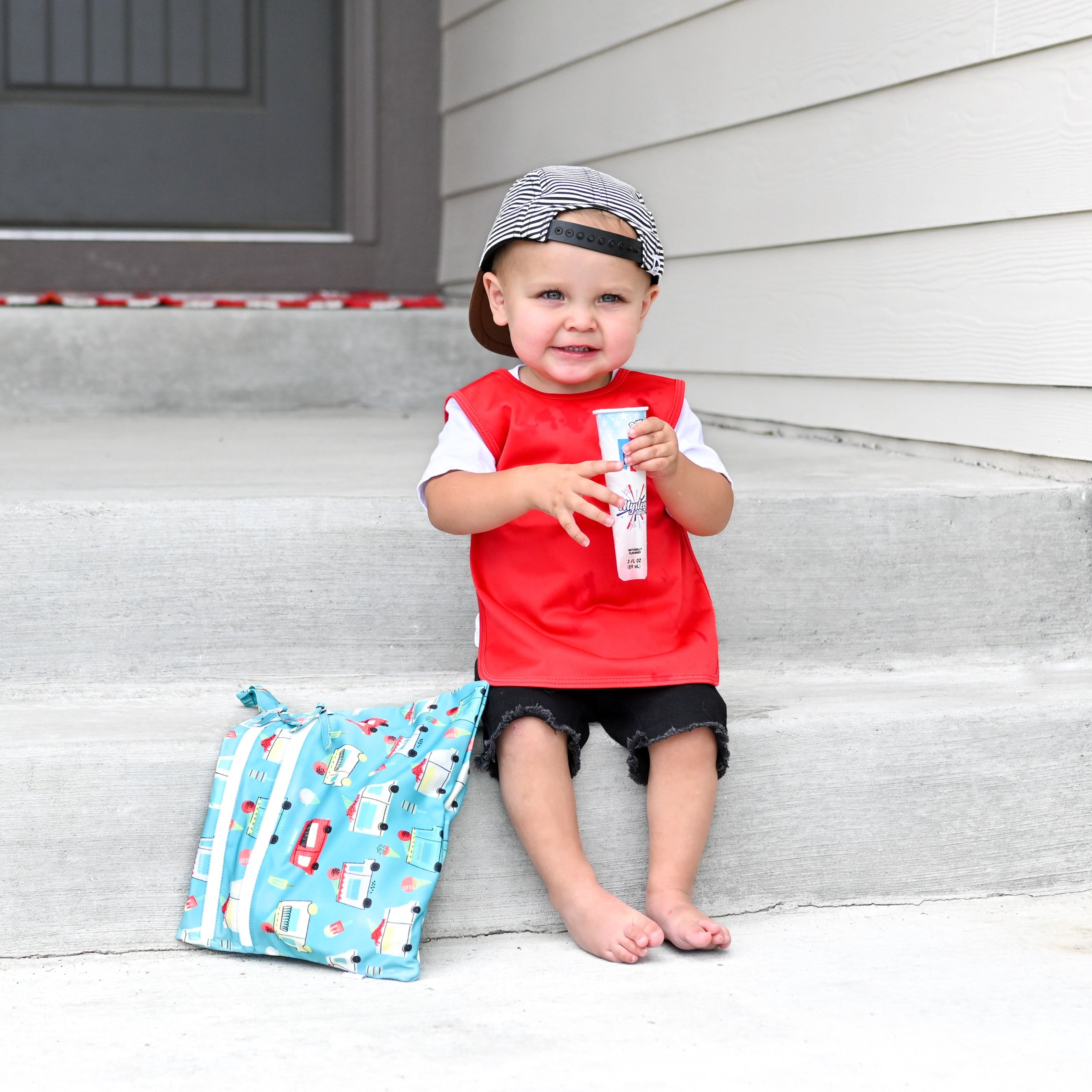 Ice Cream Truck - Waterproof Wet Bag (for Mealtime, On-the-go, And More!)