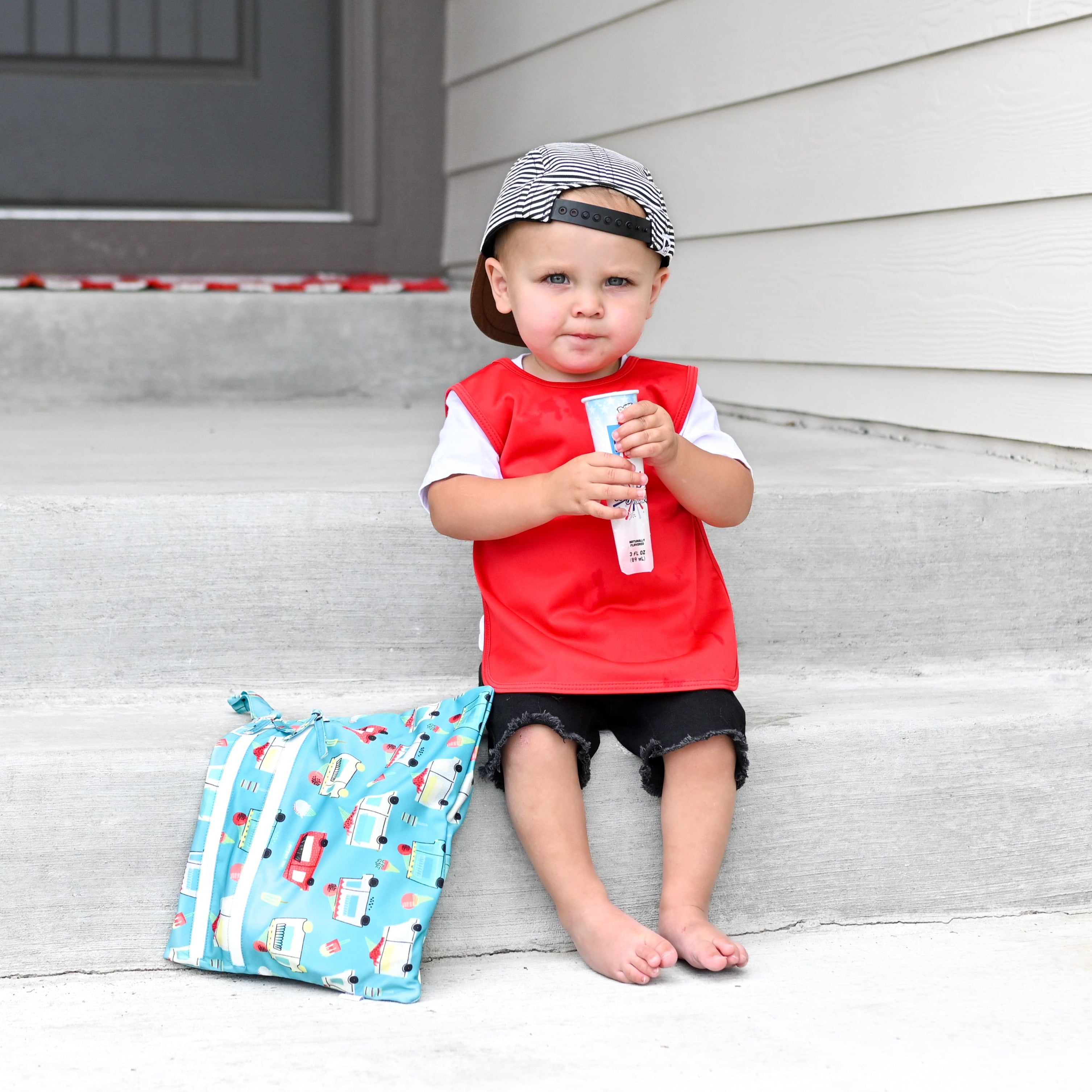 Ice Cream Truck - Waterproof Wet Bag (for Mealtime, On-the-go, And More!)