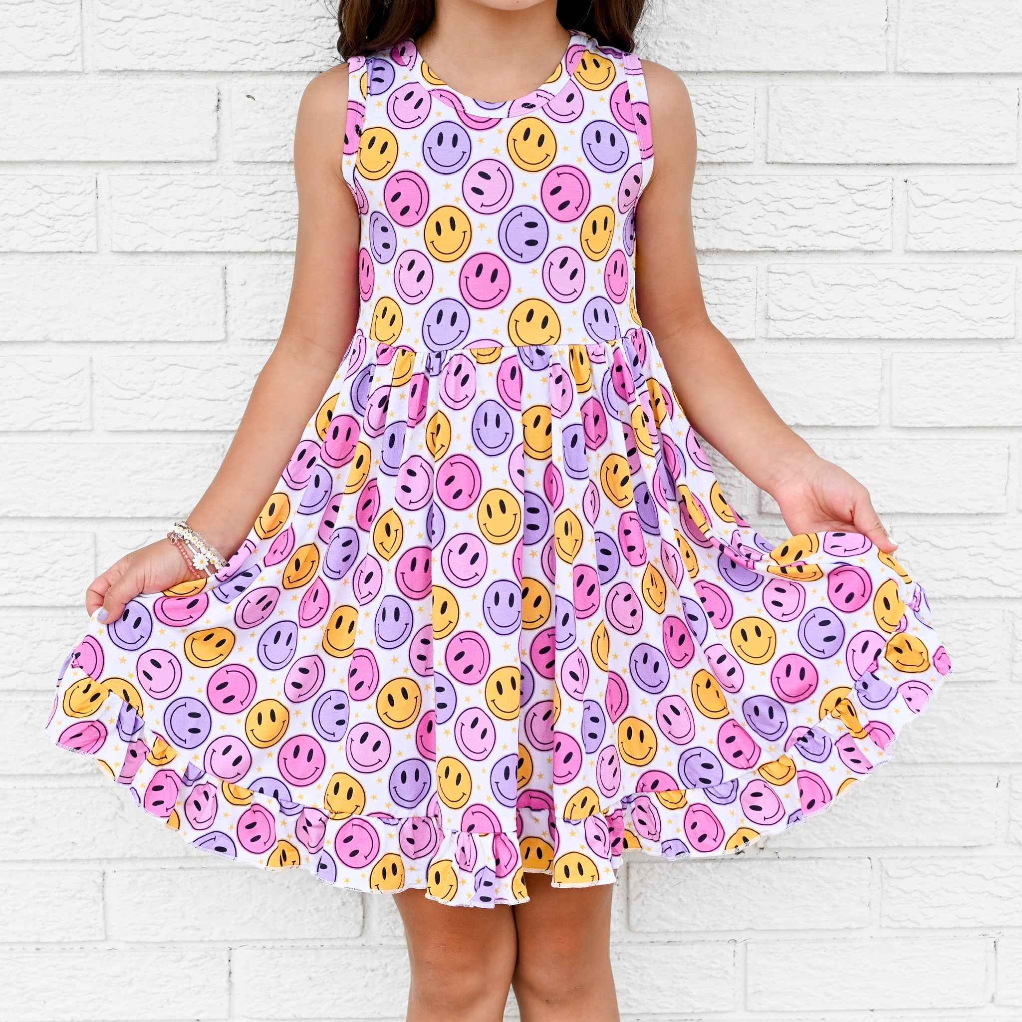 Smile Bright Dream Ruffle Dress