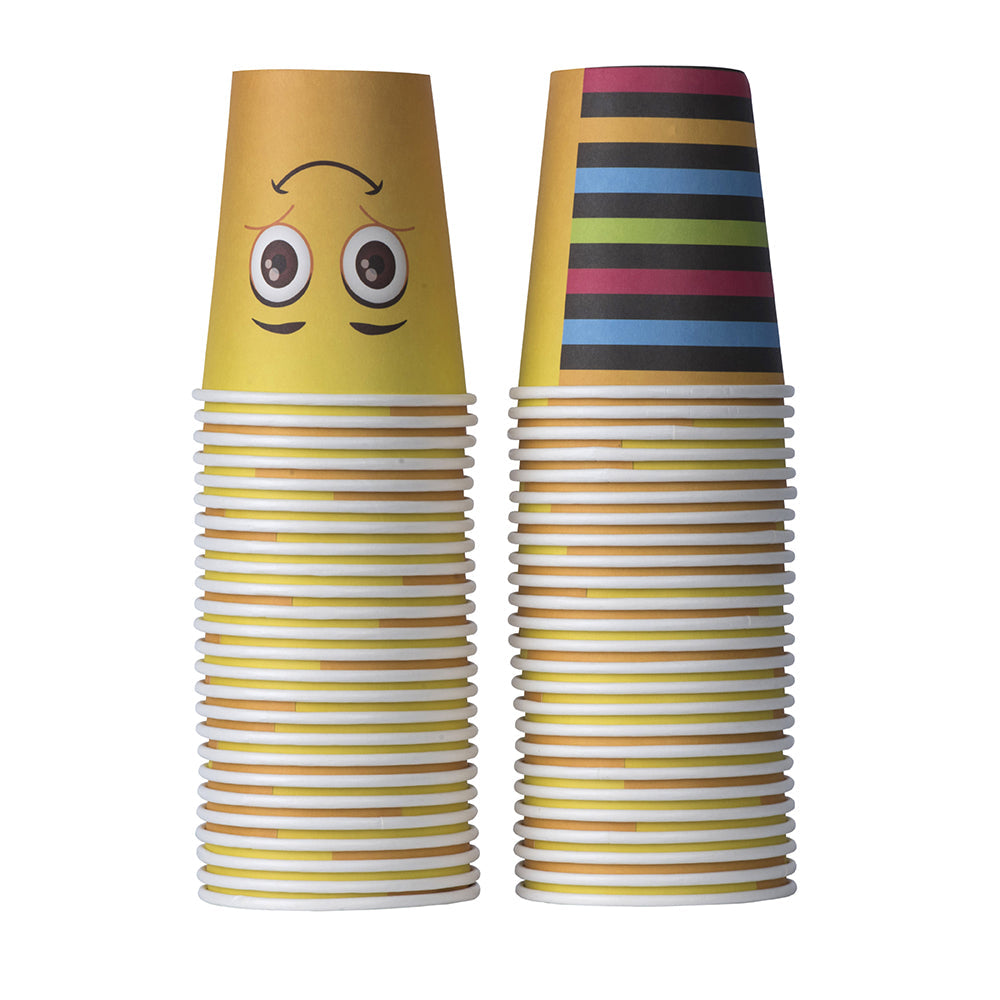 Emoji Party Paper Cups 9 Oz 100 Pack