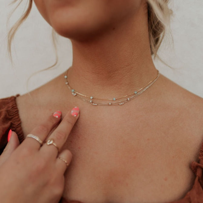 Malibu Necklace In Turquoise