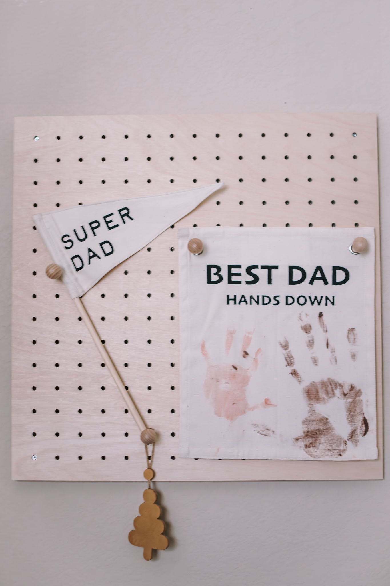 Best Dad Hands Down Banner