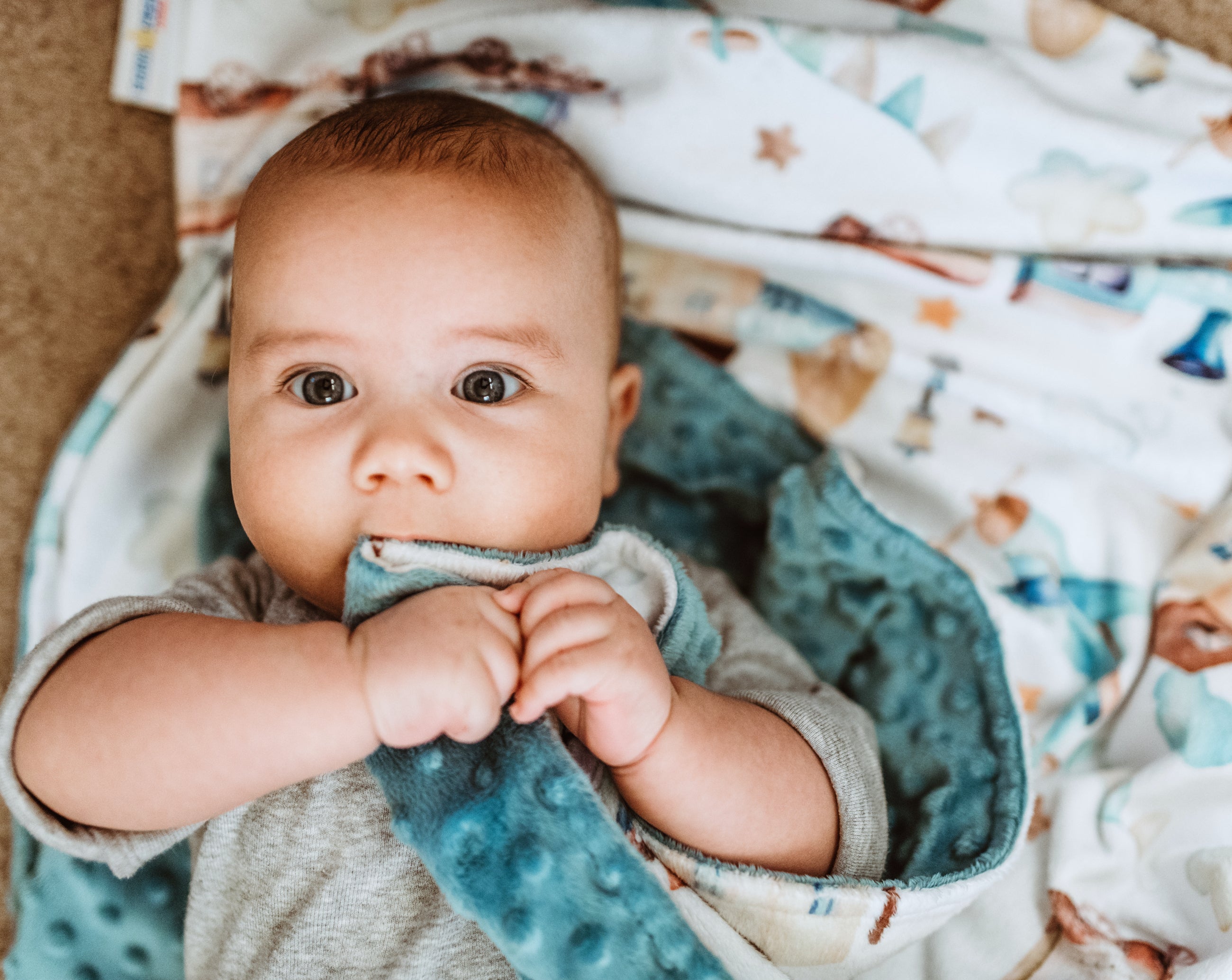 Planes, Trains, Automobiles Minky Baby Blanket