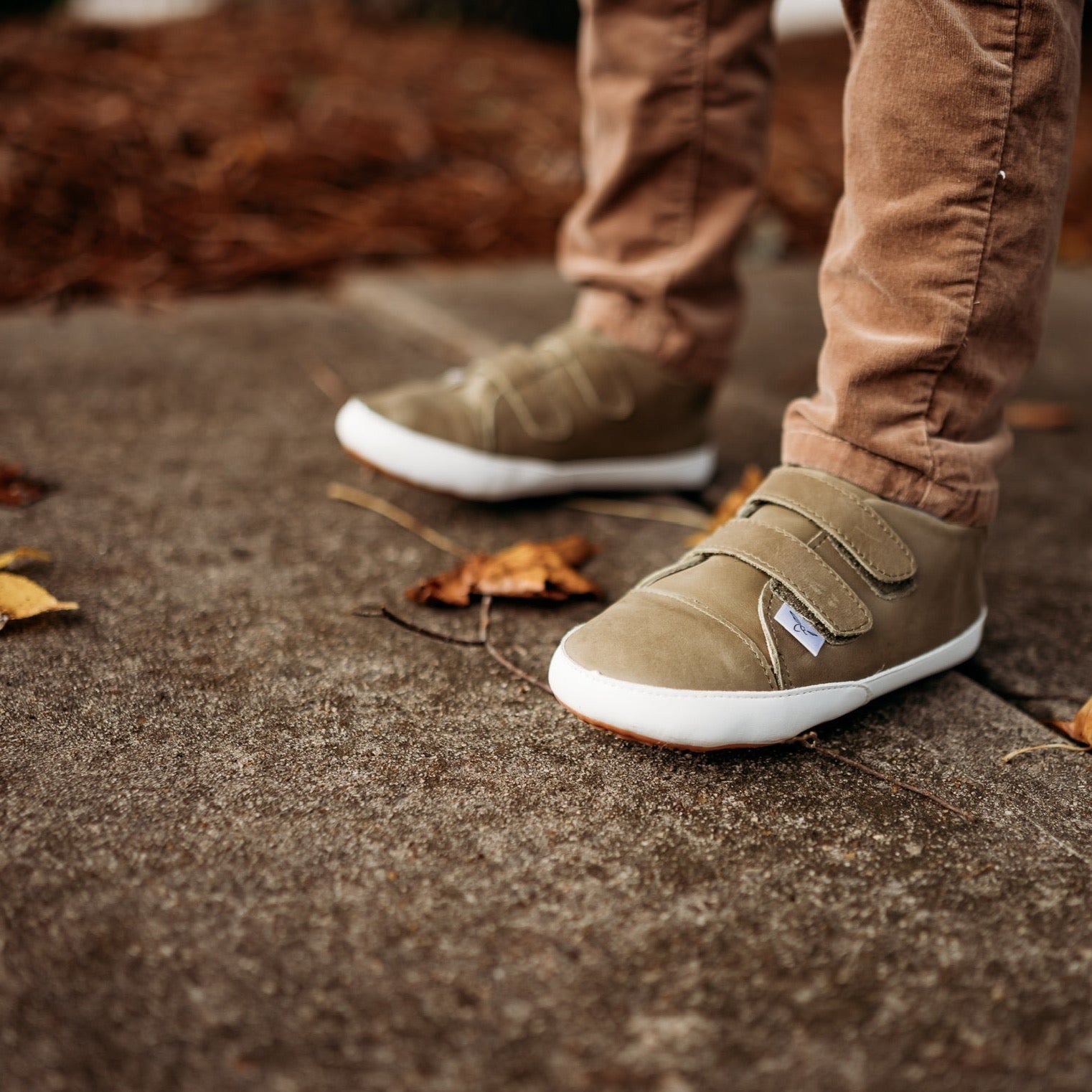 Casual Army Green Low Top {premium Leather}